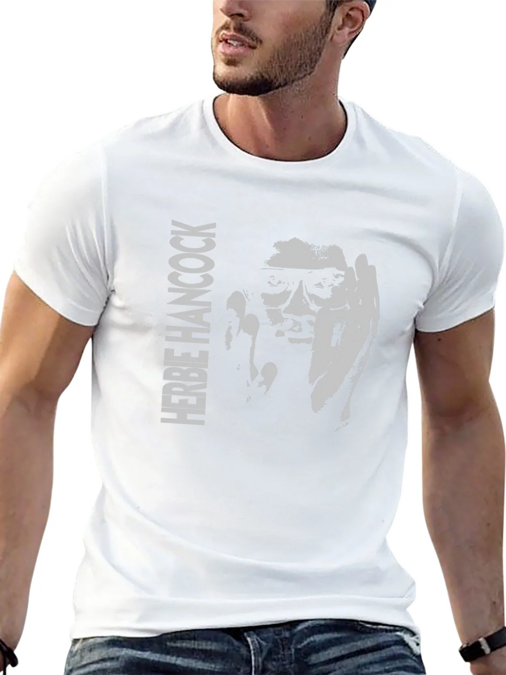 Herbie Hancock Graphic T-Shirt - Black Cotton Tee