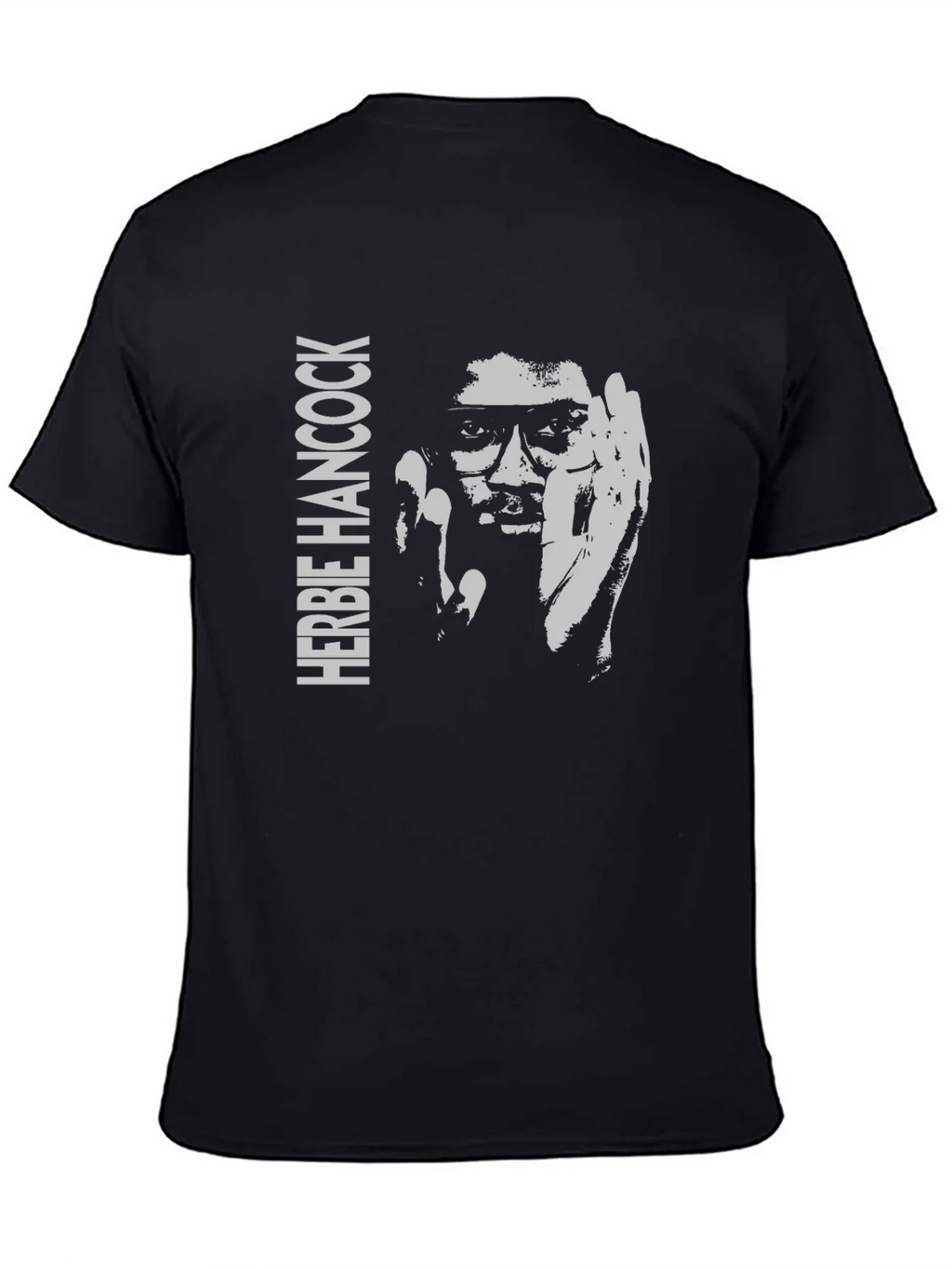 Herbie Hancock Graphic T-Shirt - Black Cotton Tee