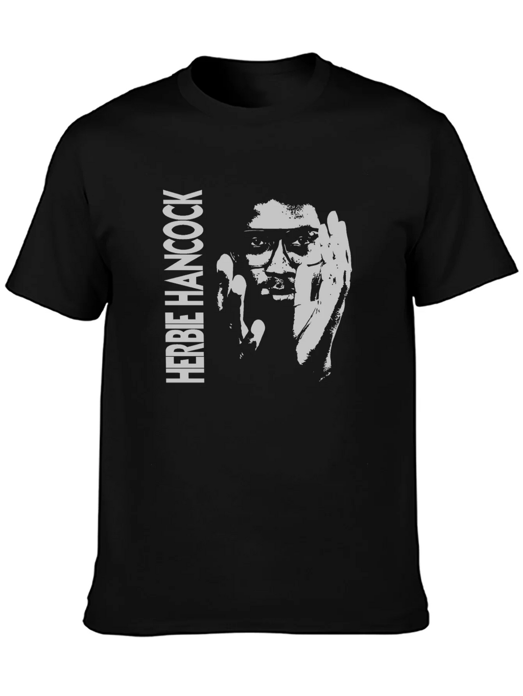 Herbie Hancock Graphic T-Shirt - Black Cotton Tee