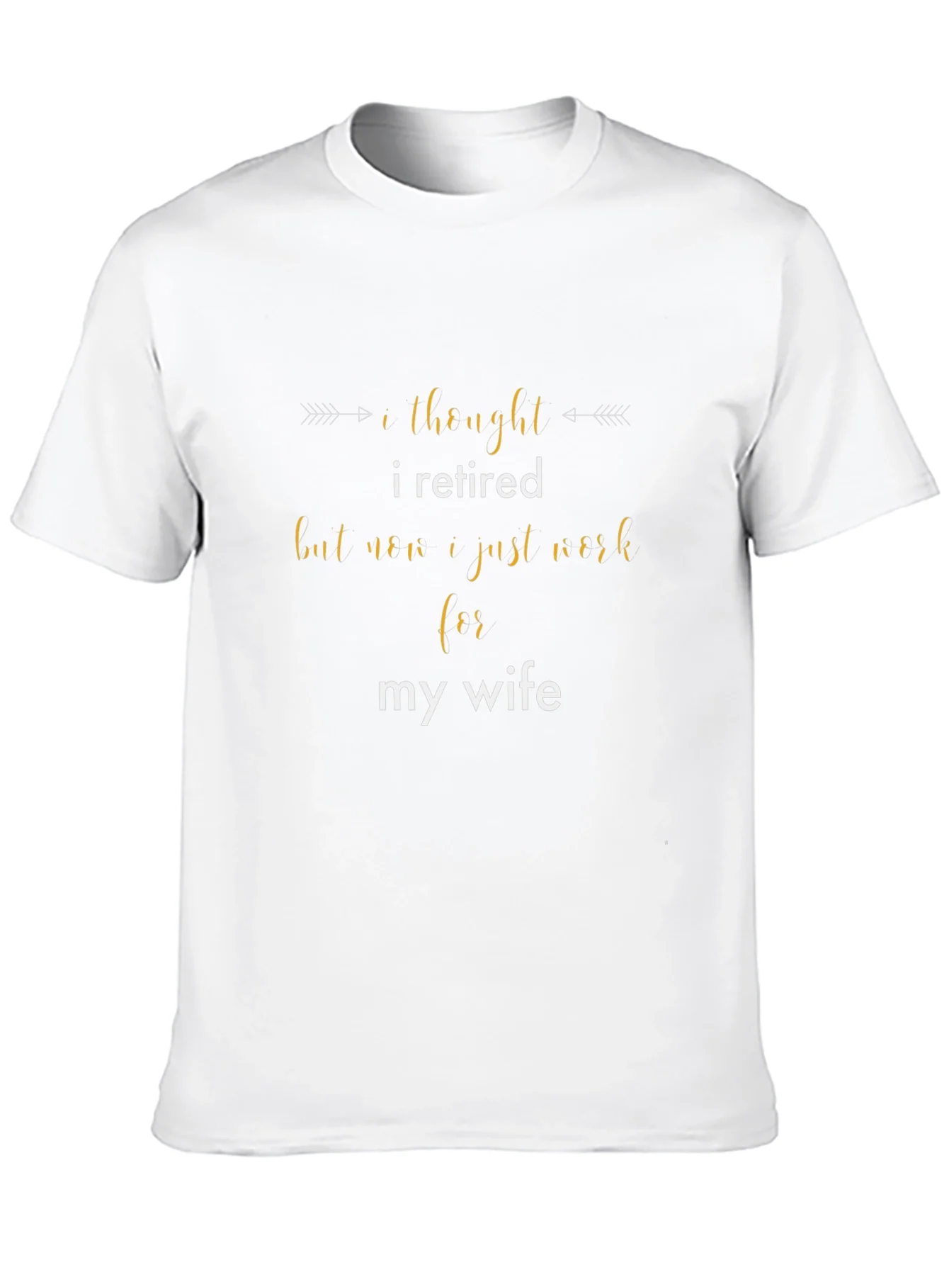 Retired? Funny Mens Graphic T-Shirt