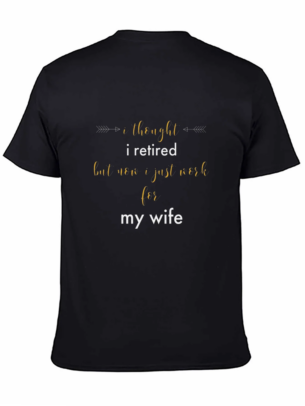 Retired? Funny Mens Graphic T-Shirt