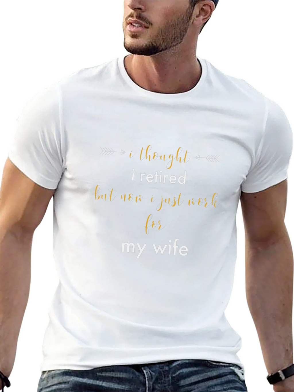 Retired? Funny Mens Graphic T-Shirt