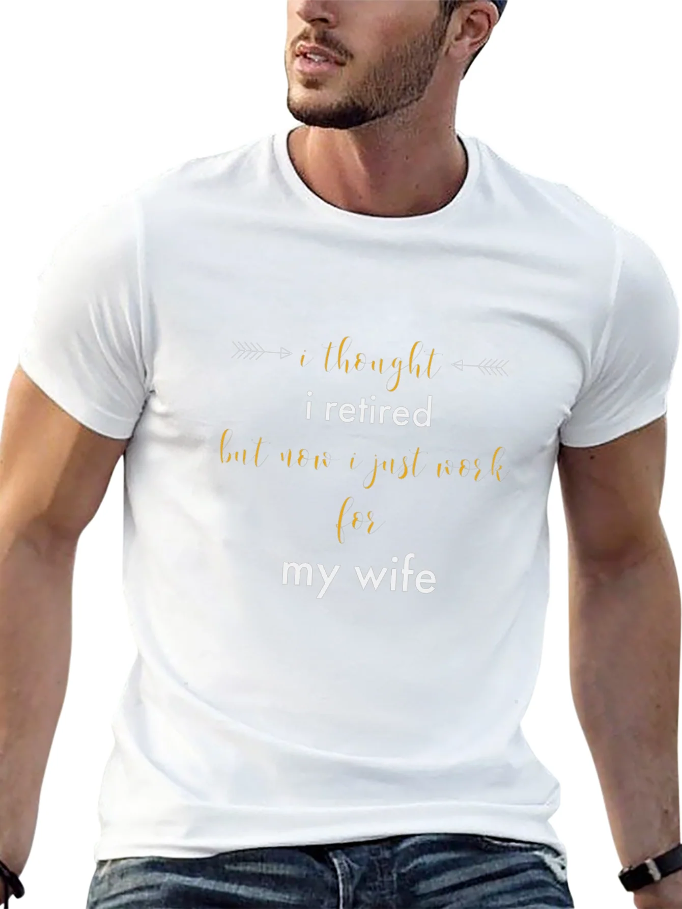 Retired? Funny Mens Graphic T-Shirt