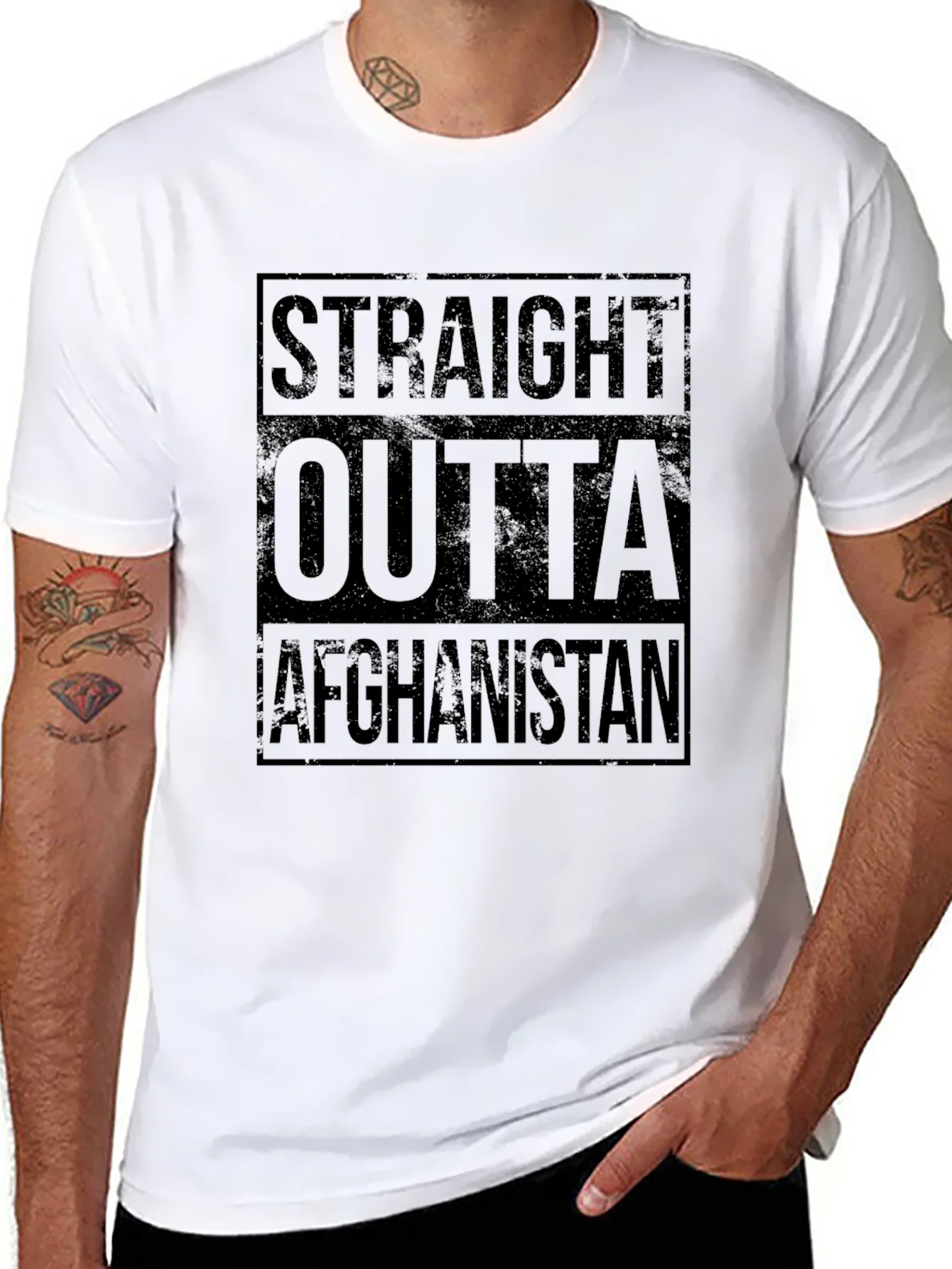 Straight Outta Afghanistan Graphic T-Shirt