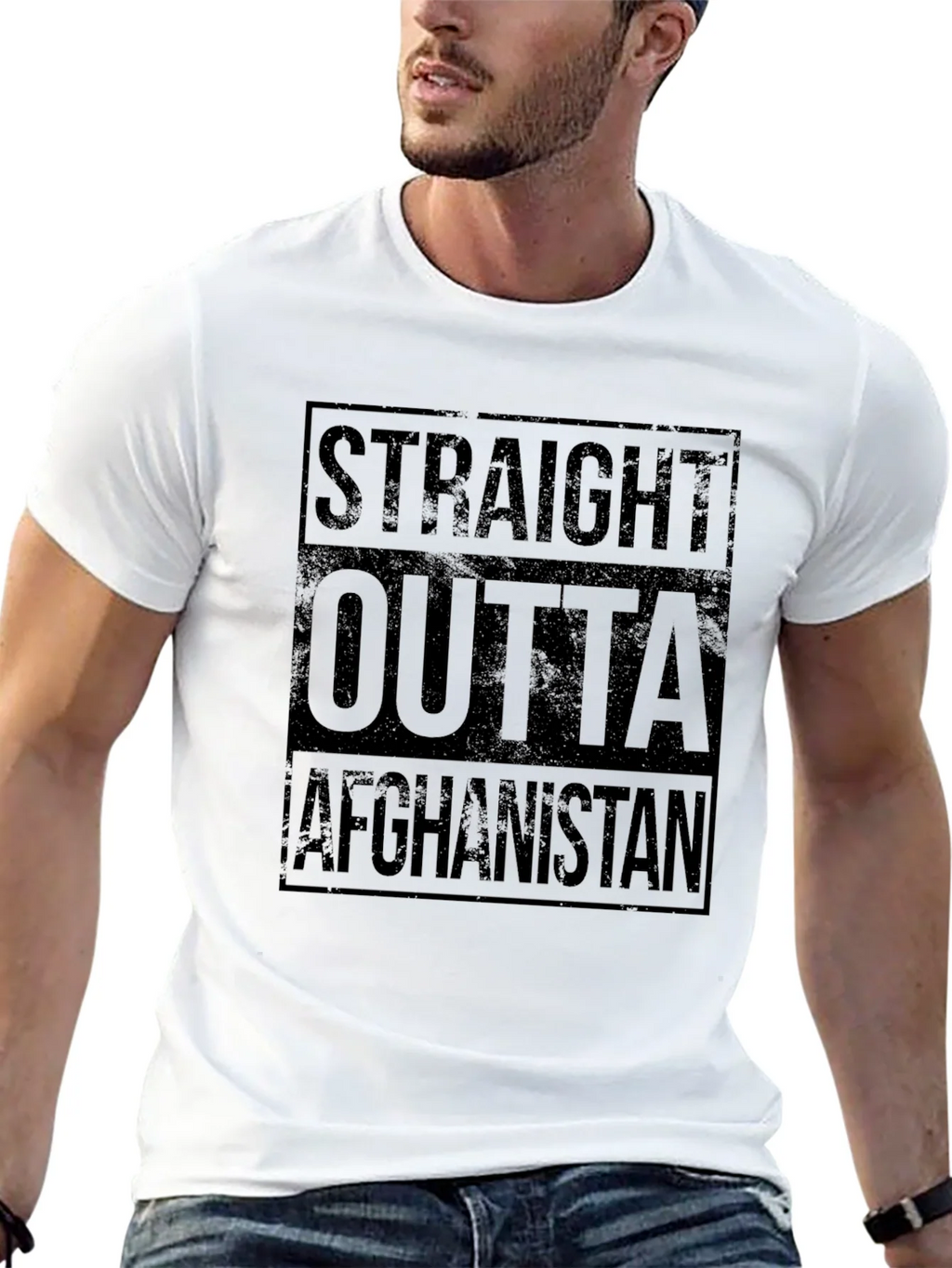 Straight Outta Afghanistan Graphic T-Shirt