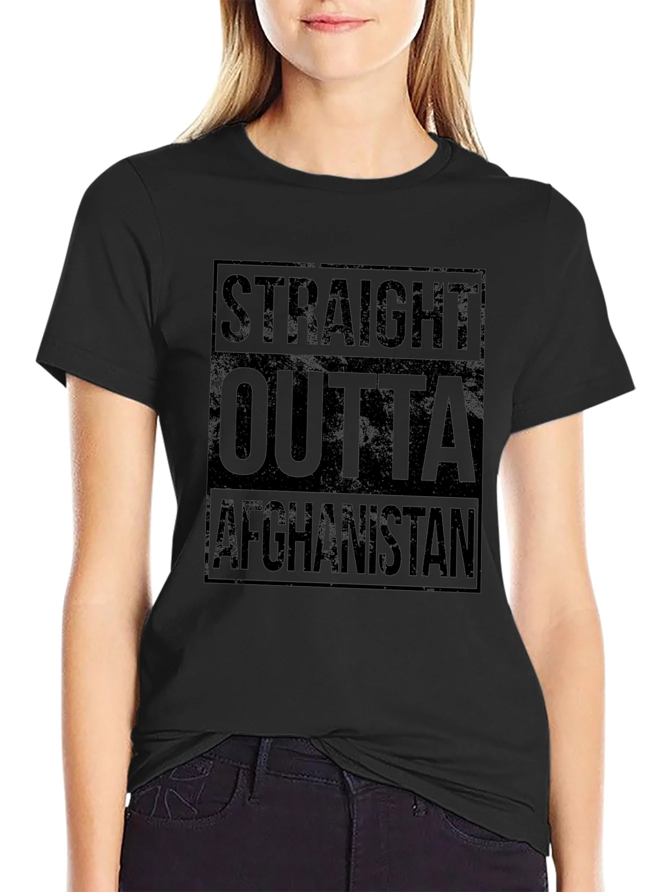 Straight Outta Afghanistan Graphic T-Shirt