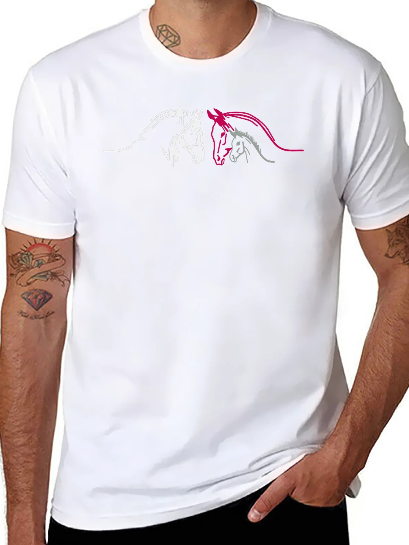 Horse Lovers Black T-Shirt