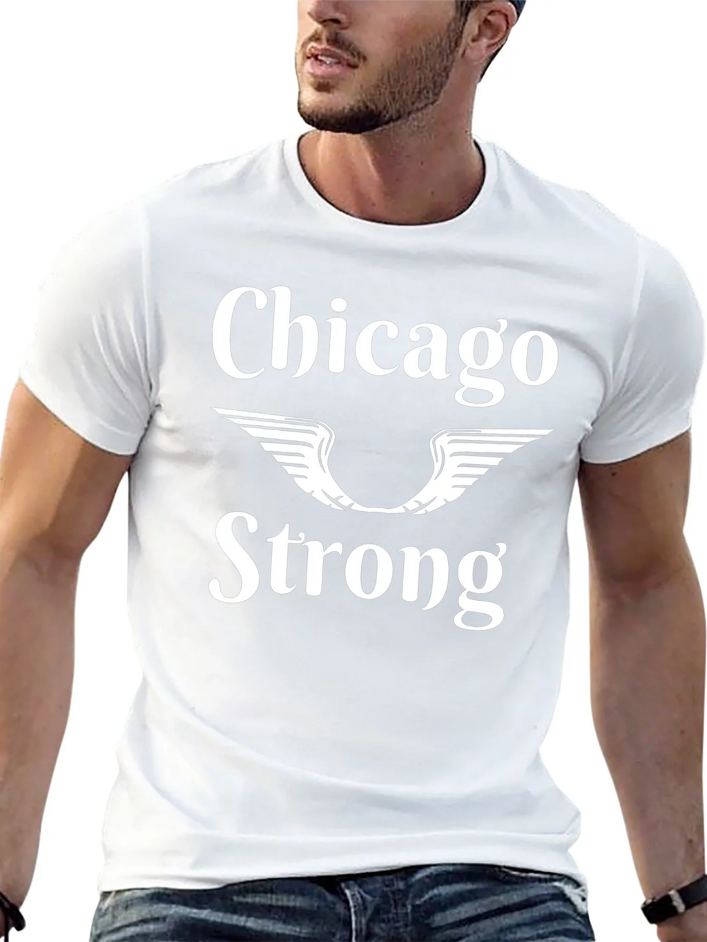Chicago Strong Graphic Tee - Black