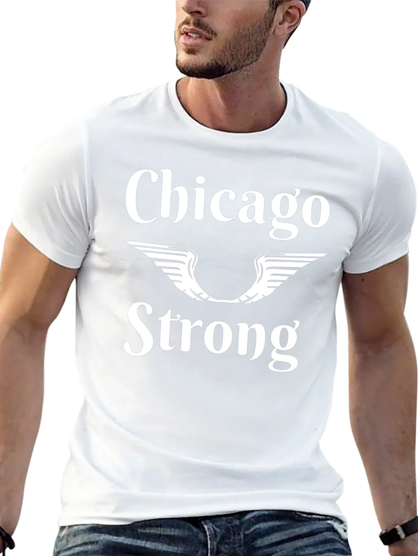 Chicago Strong Graphic Tee - Black