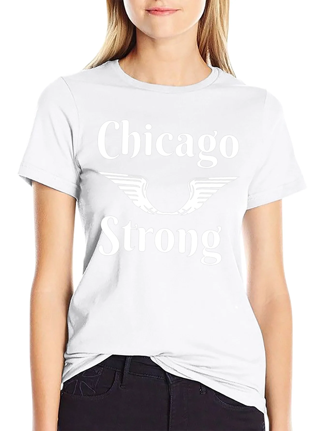 Chicago Strong Graphic Tee - Black