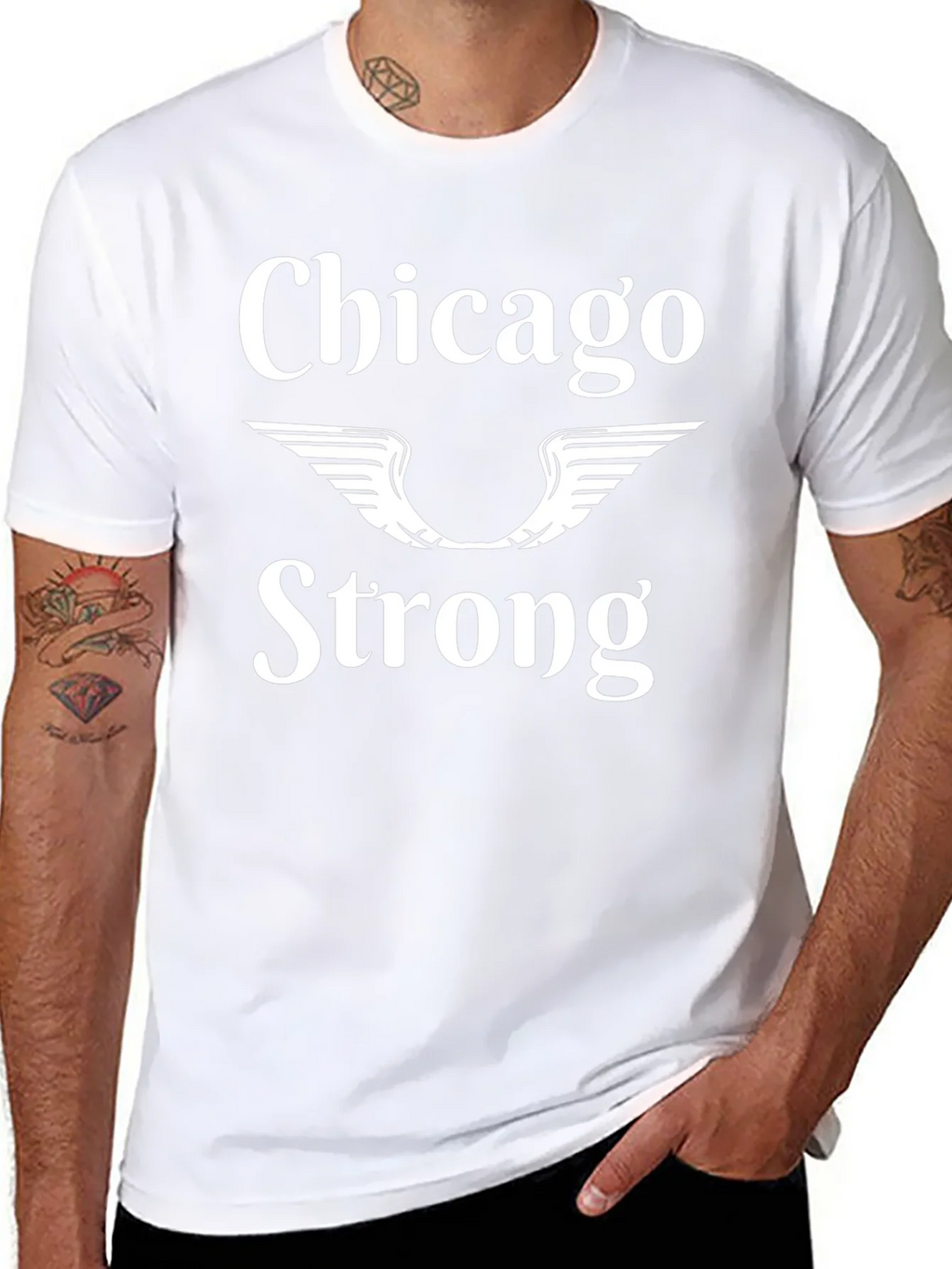 Chicago Strong Graphic Tee - Black
