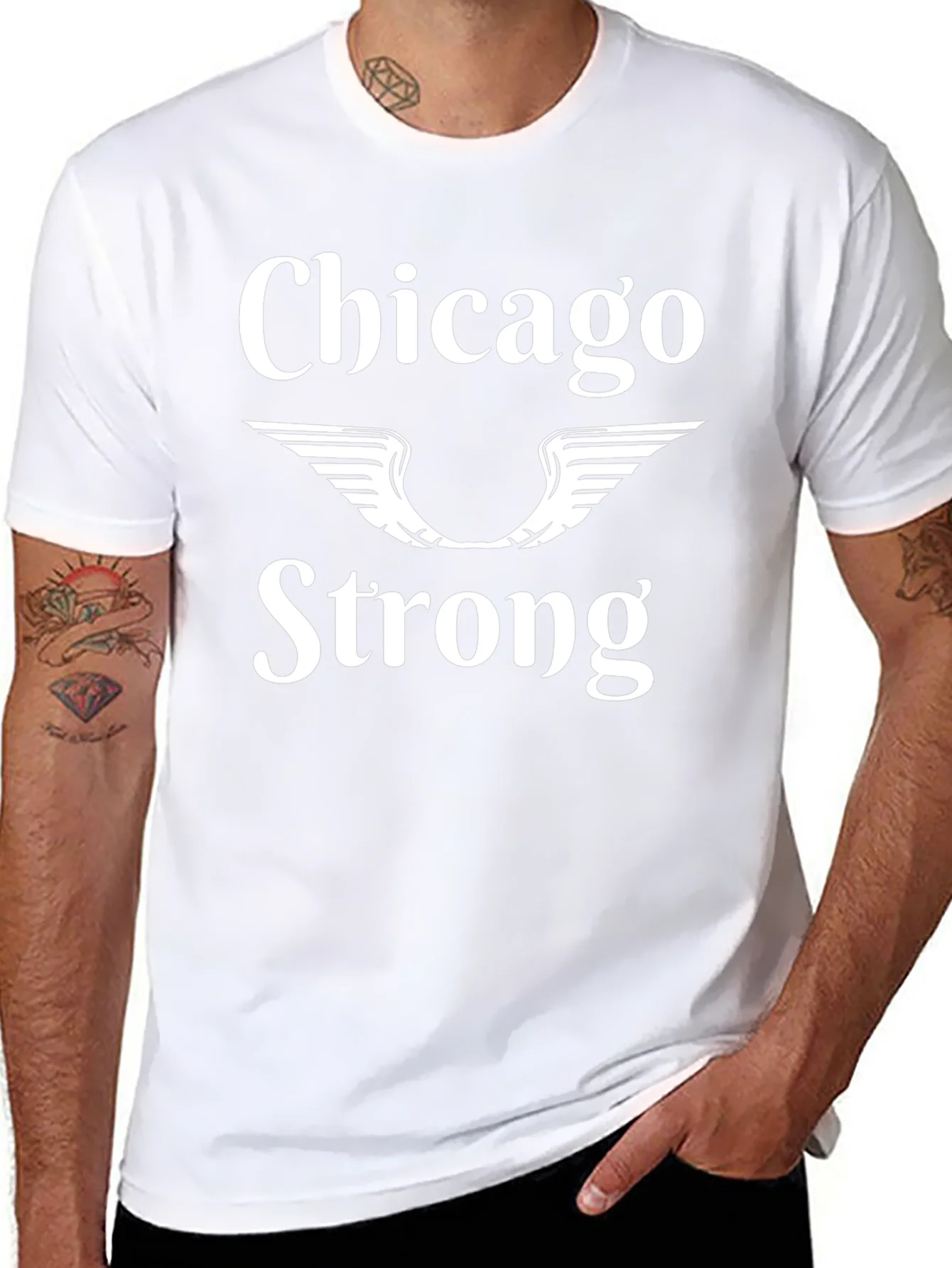 Chicago Strong Graphic Tee - Black