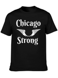 Chicago Strong Graphic Tee - Black