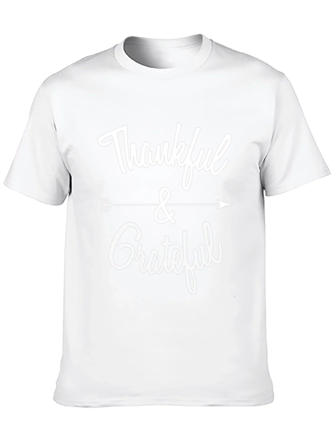 Thankful & Grateful Graphic Tee - Black