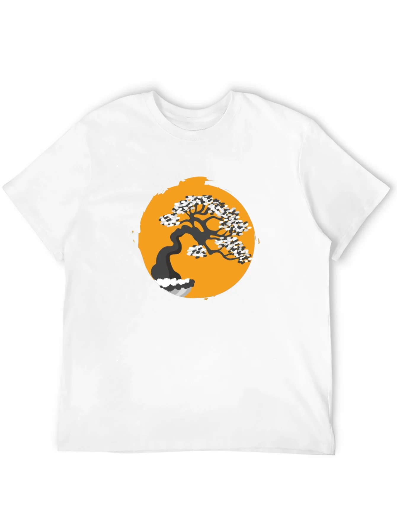 Black Bonsai Tree Graphic Tee