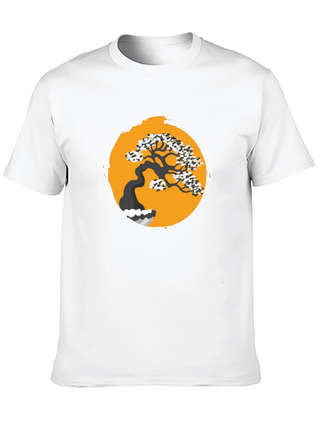 Black Bonsai Tree Graphic Tee