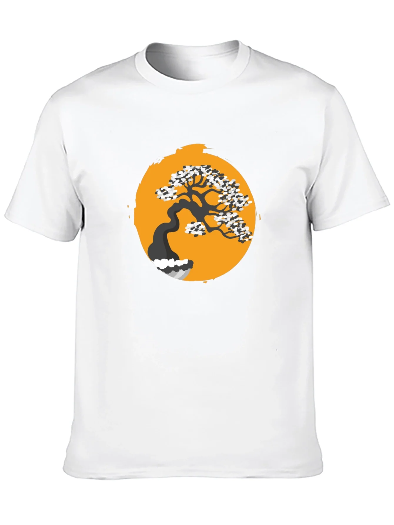 Black Bonsai Tree Graphic Tee
