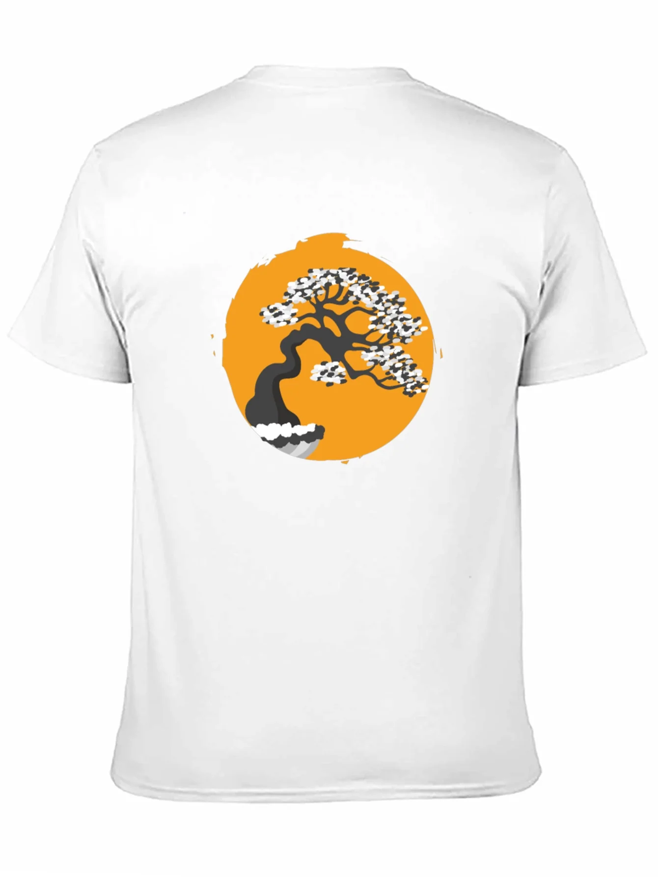 Black Bonsai Tree Graphic Tee