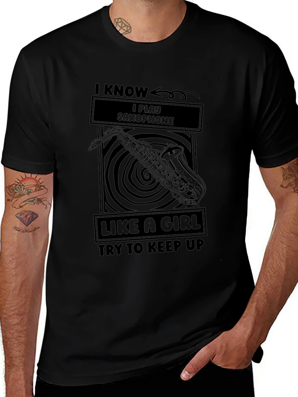 I Play Saxophone Like a Girl T-Shirt