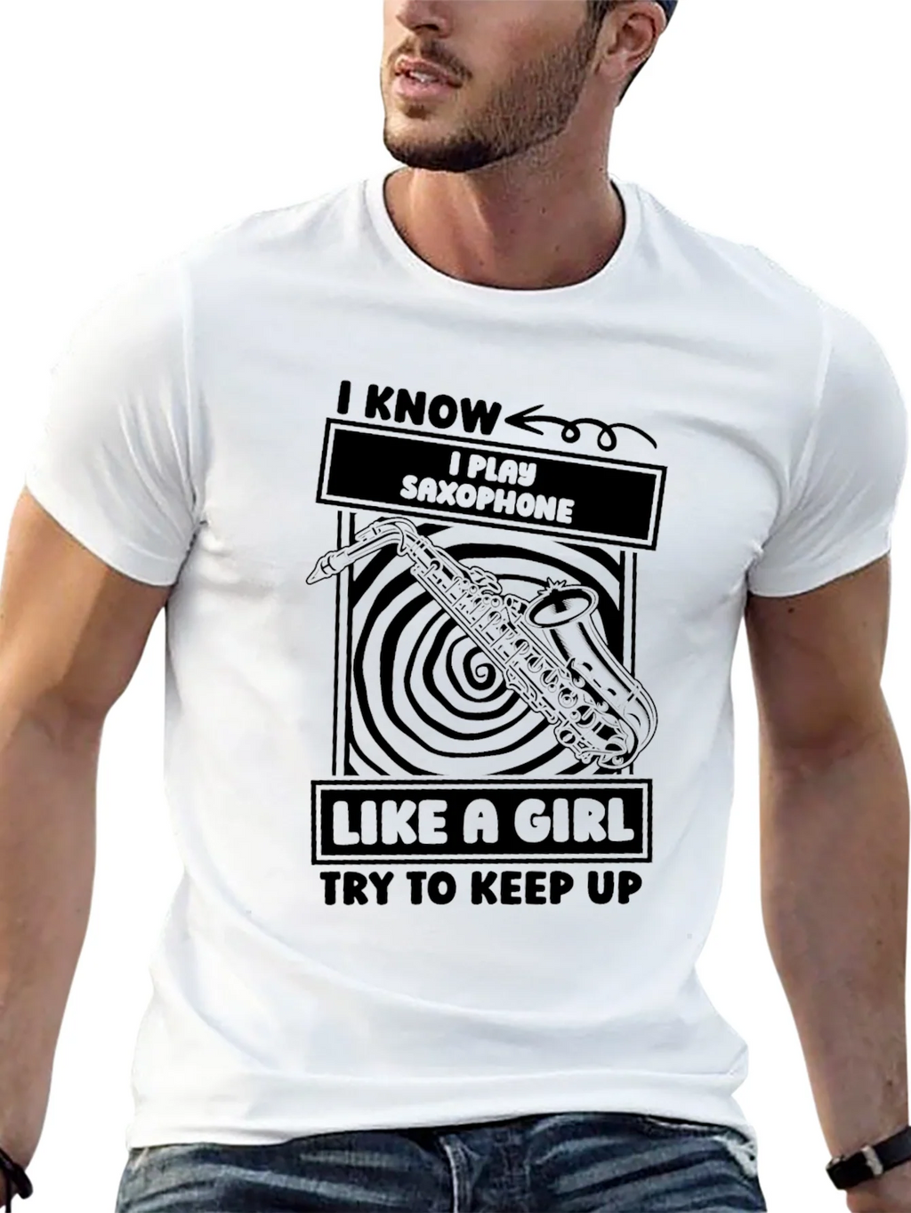 I Play Saxophone Like a Girl T-Shirt