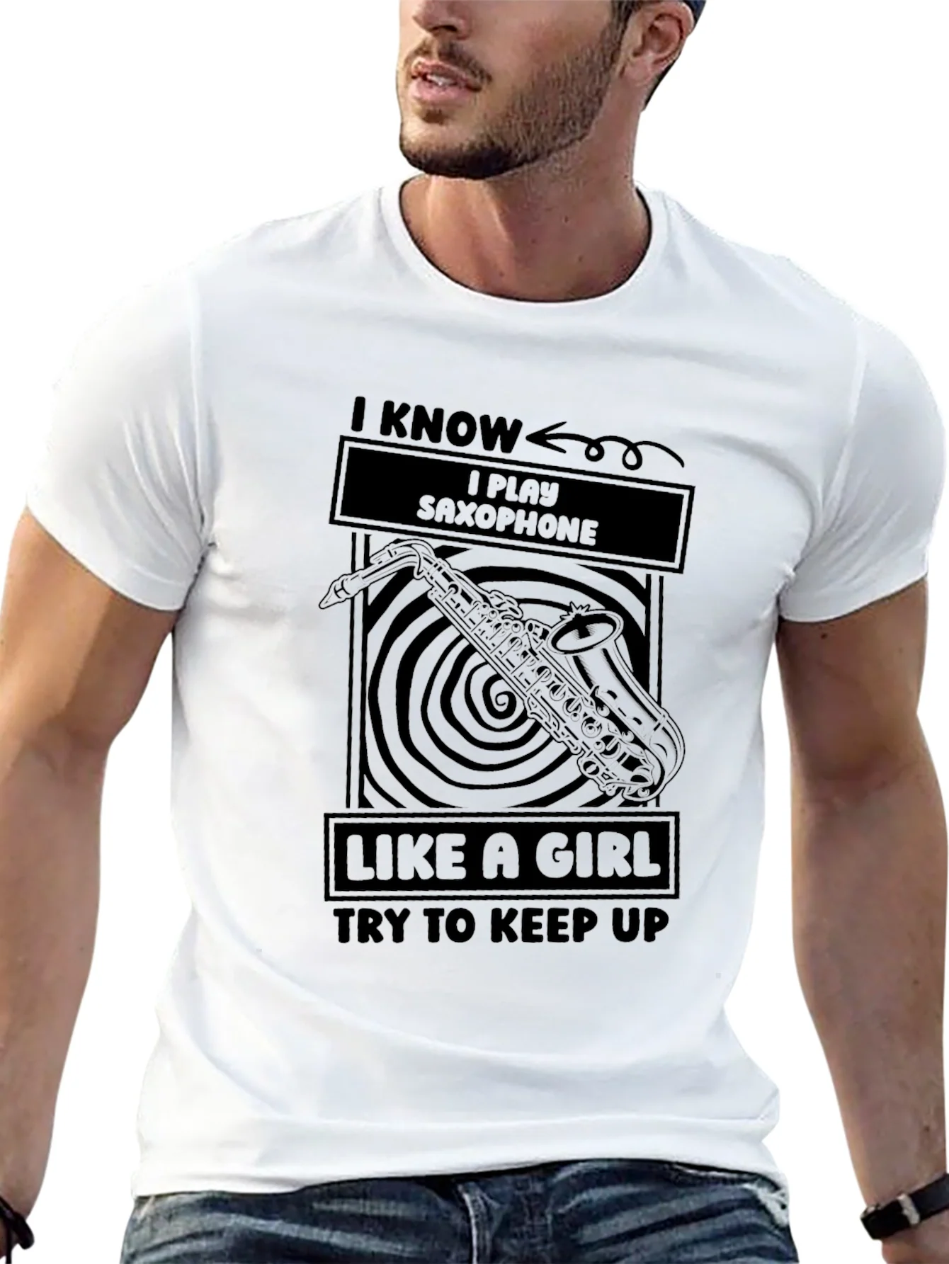 I Play Saxophone Like a Girl T-Shirt