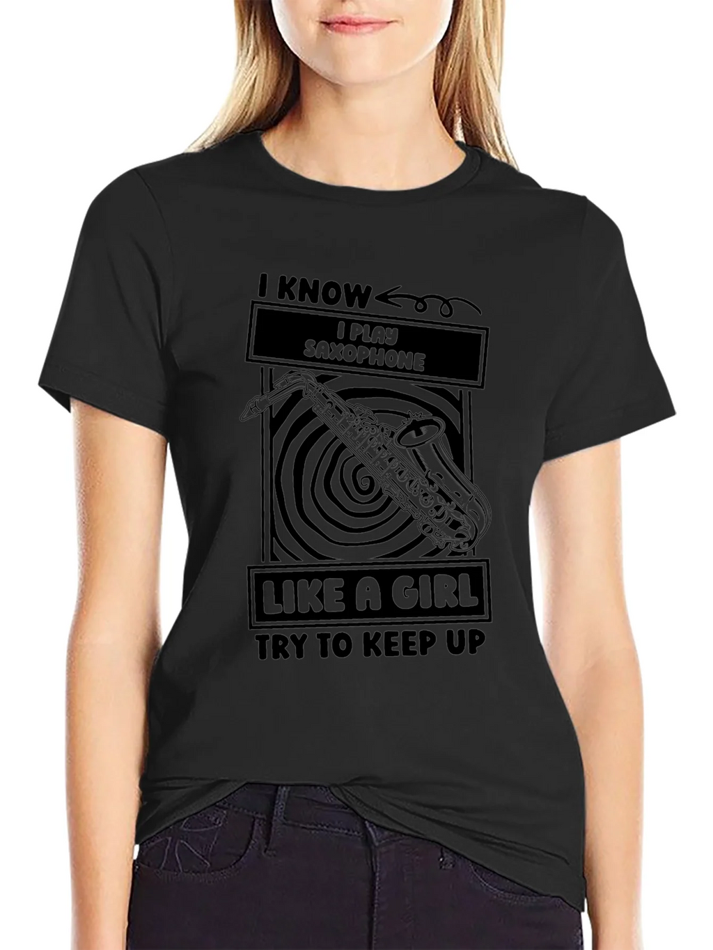 I Play Saxophone Like a Girl T-Shirt