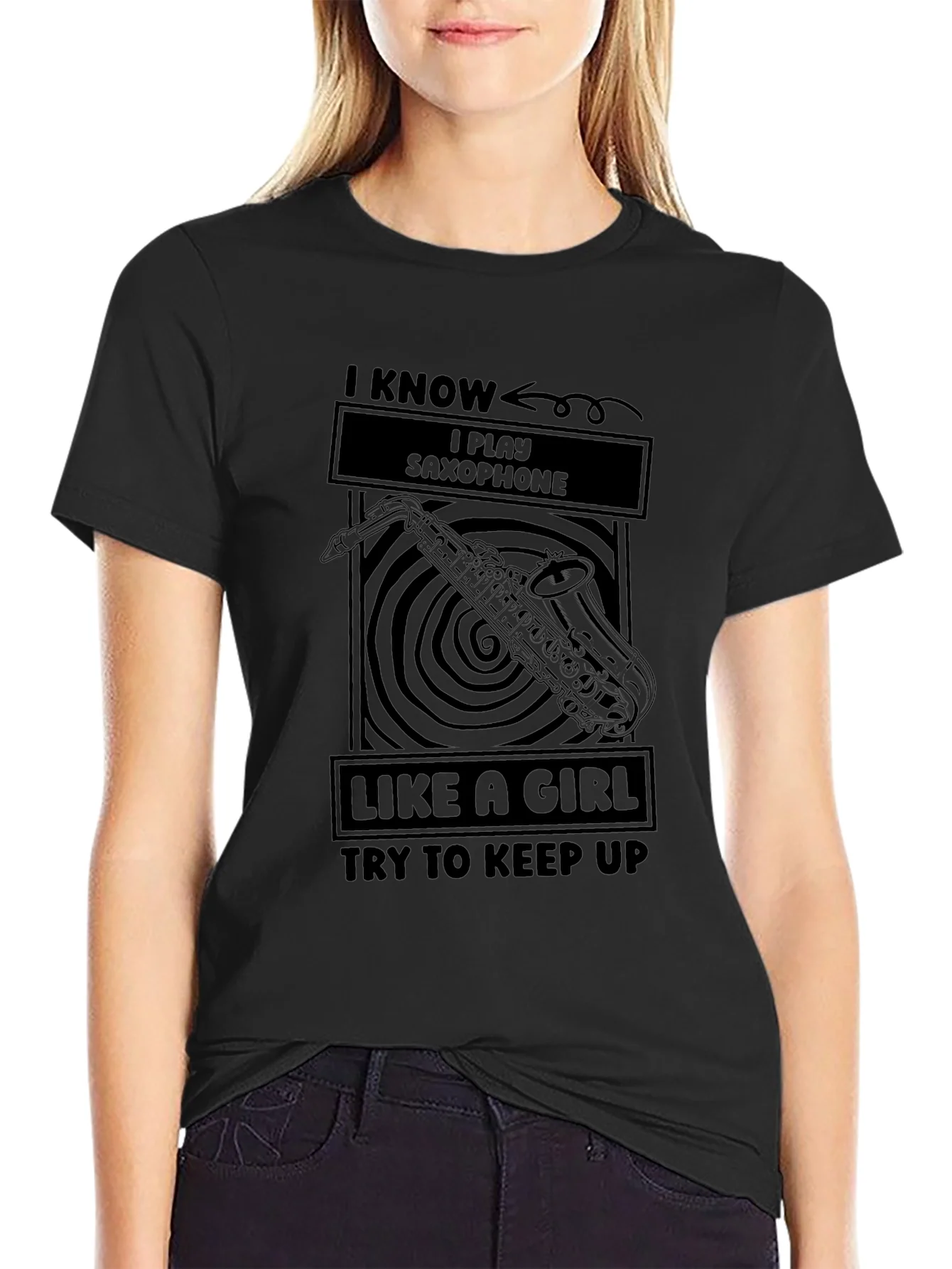 I Play Saxophone Like a Girl T-Shirt