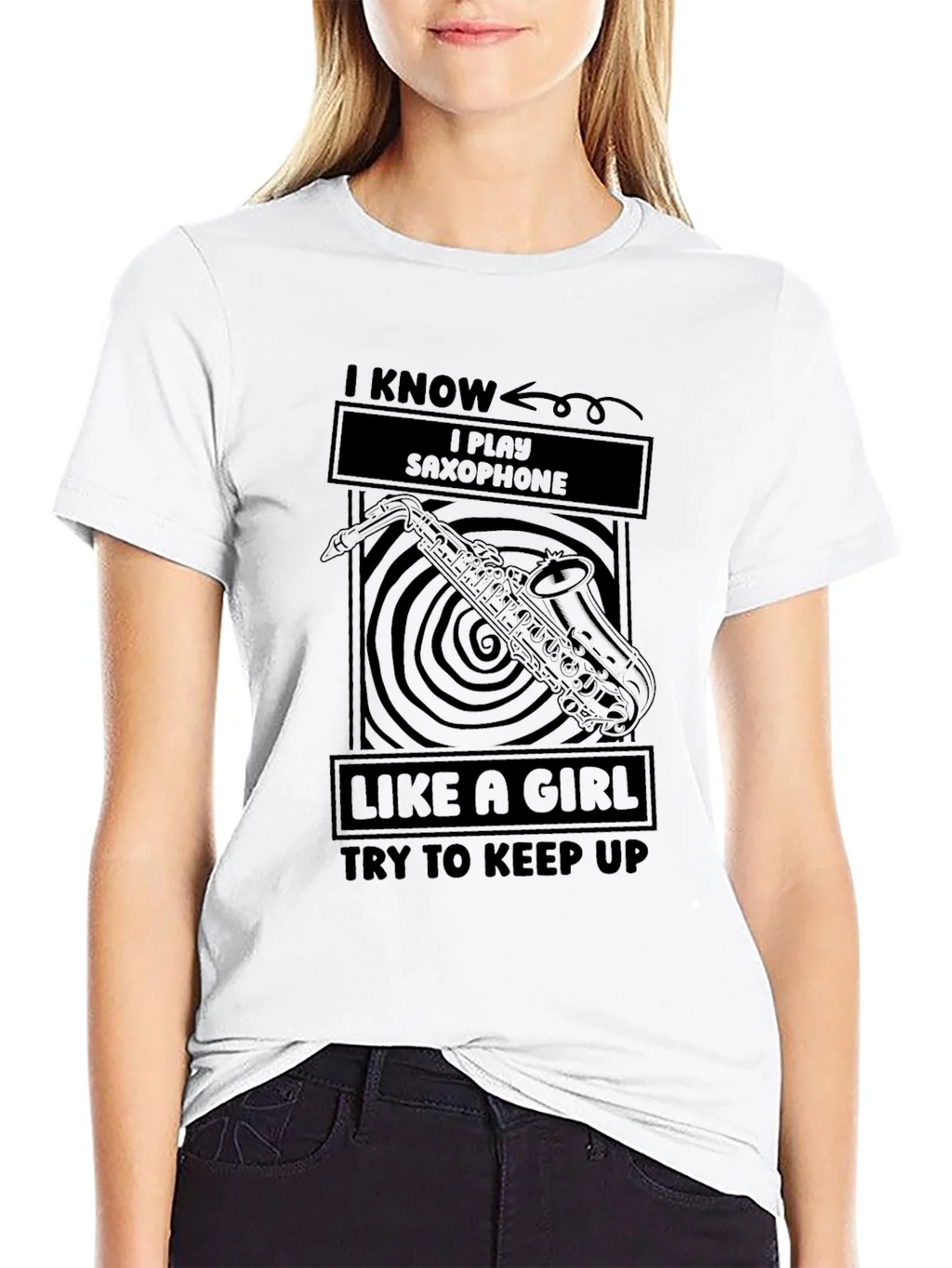 I Play Saxophone Like a Girl T-Shirt