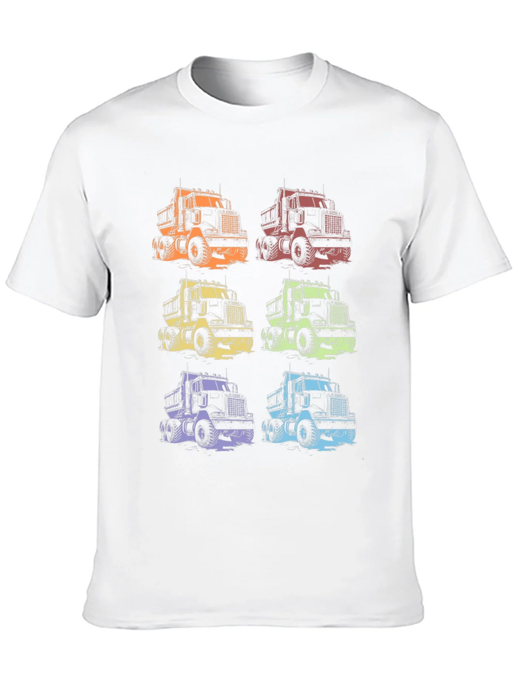 Colorful Truck Graphic T-Shirt