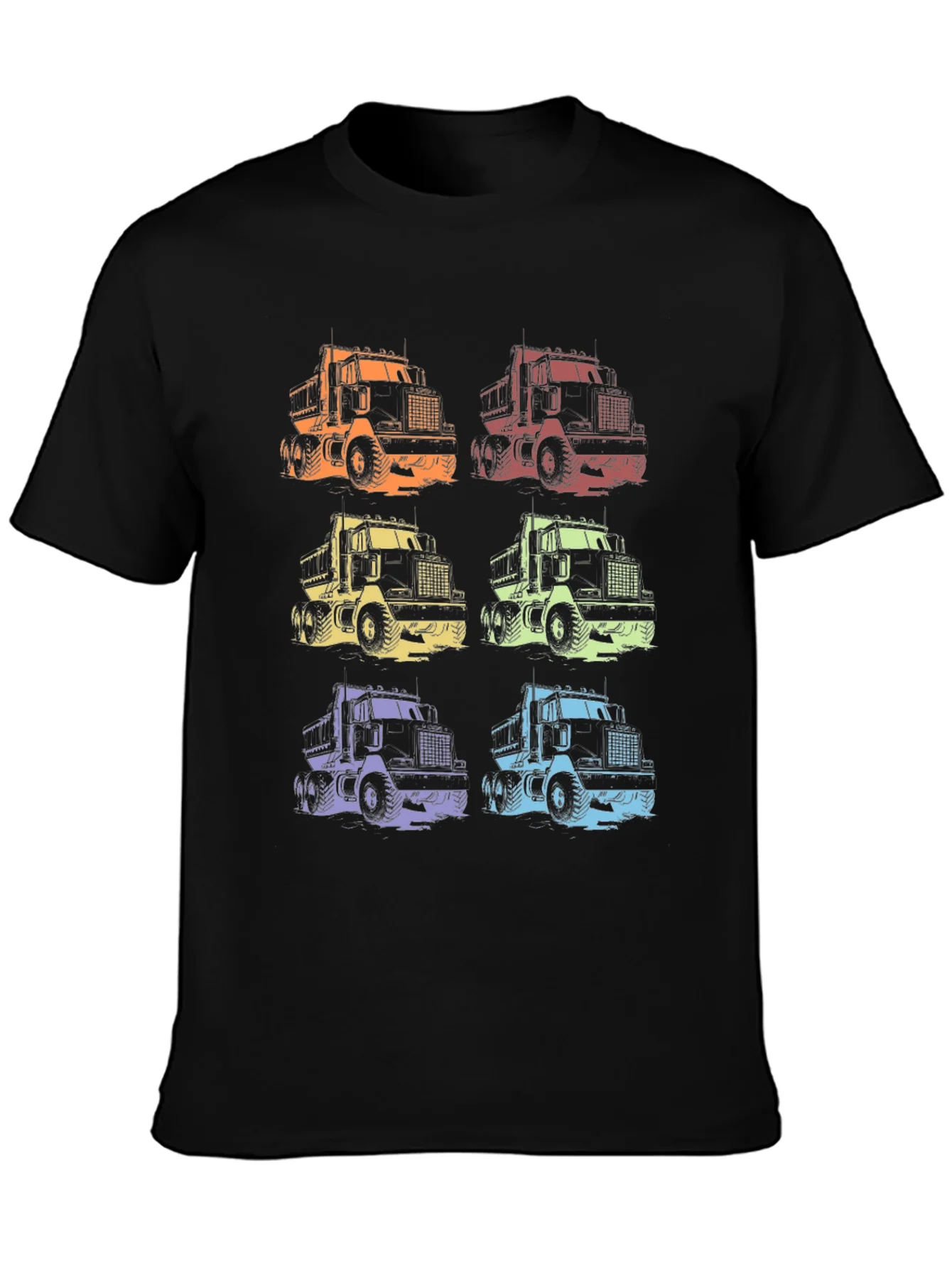 Colorful Truck Graphic T-Shirt