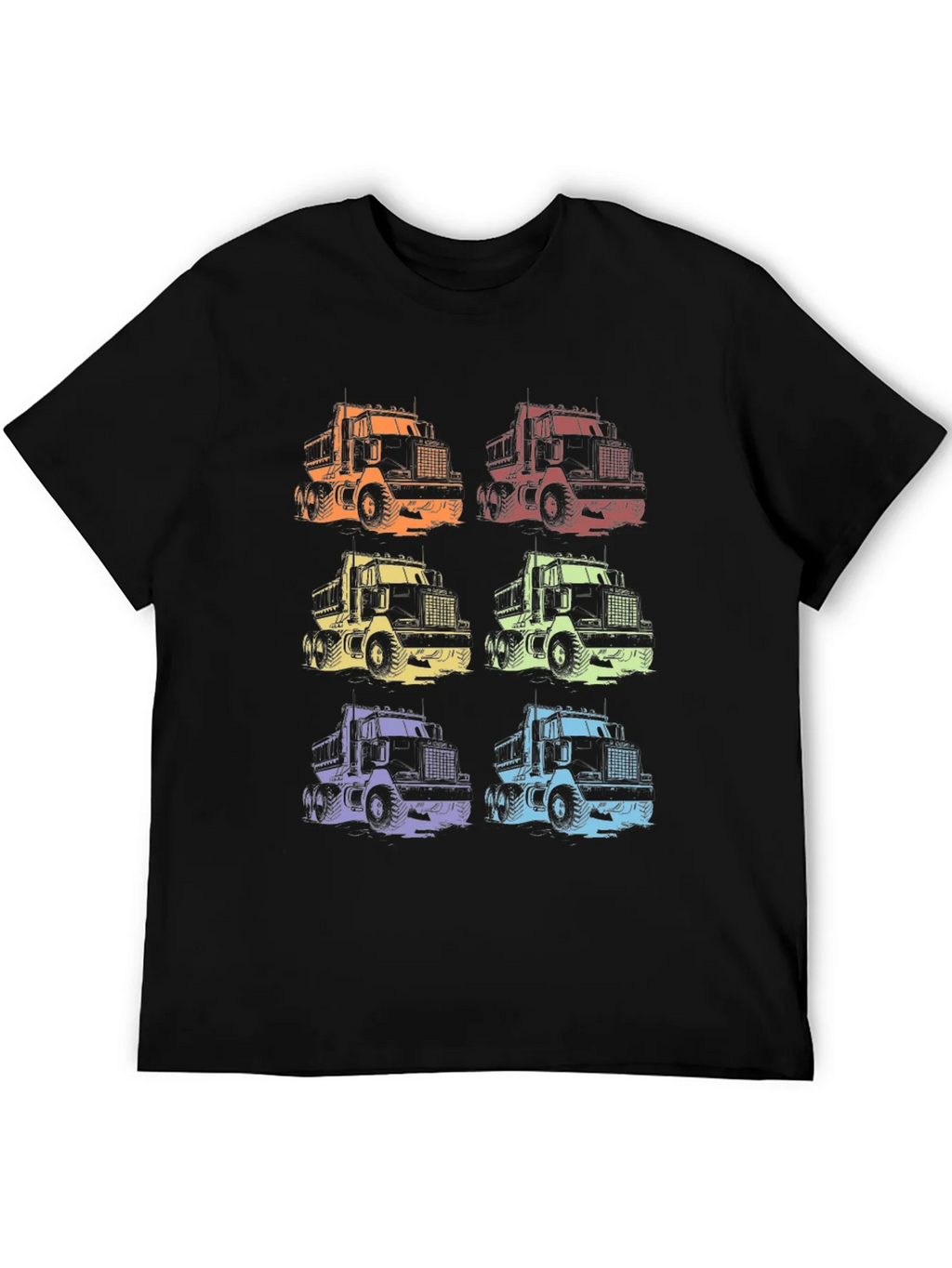 Colorful Truck Graphic T-Shirt