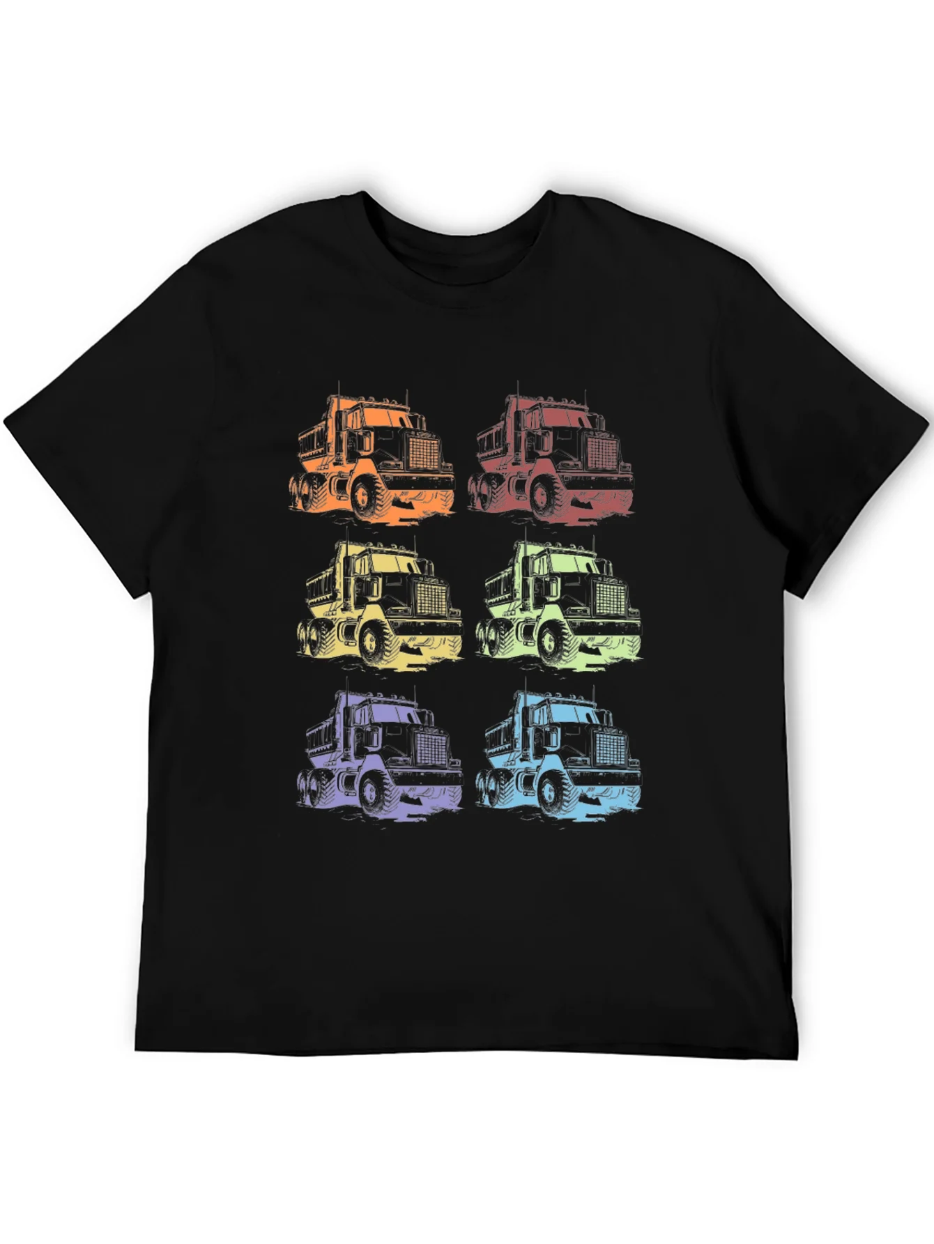 Colorful Truck Graphic T-Shirt