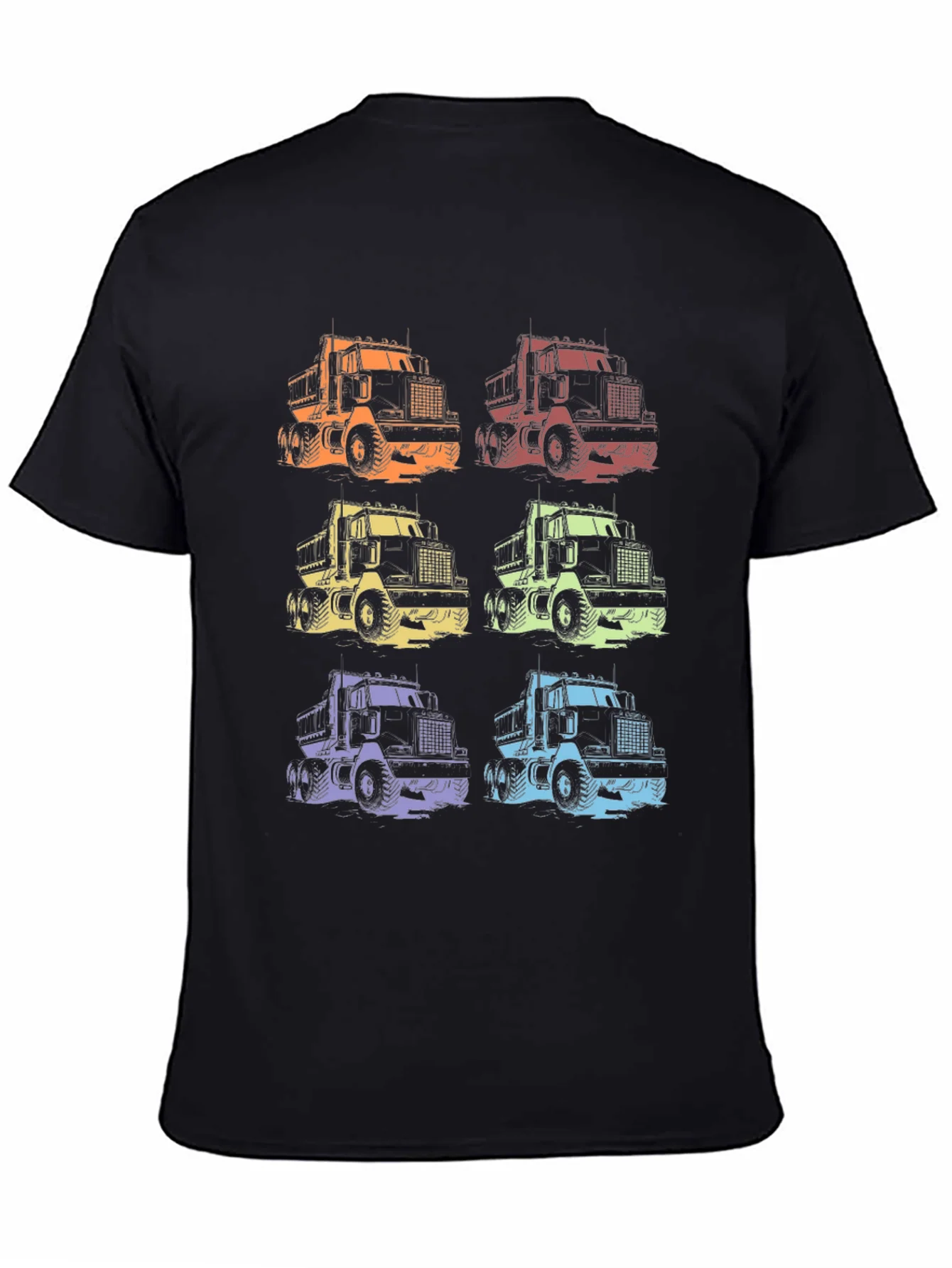 Colorful Truck Graphic T-Shirt