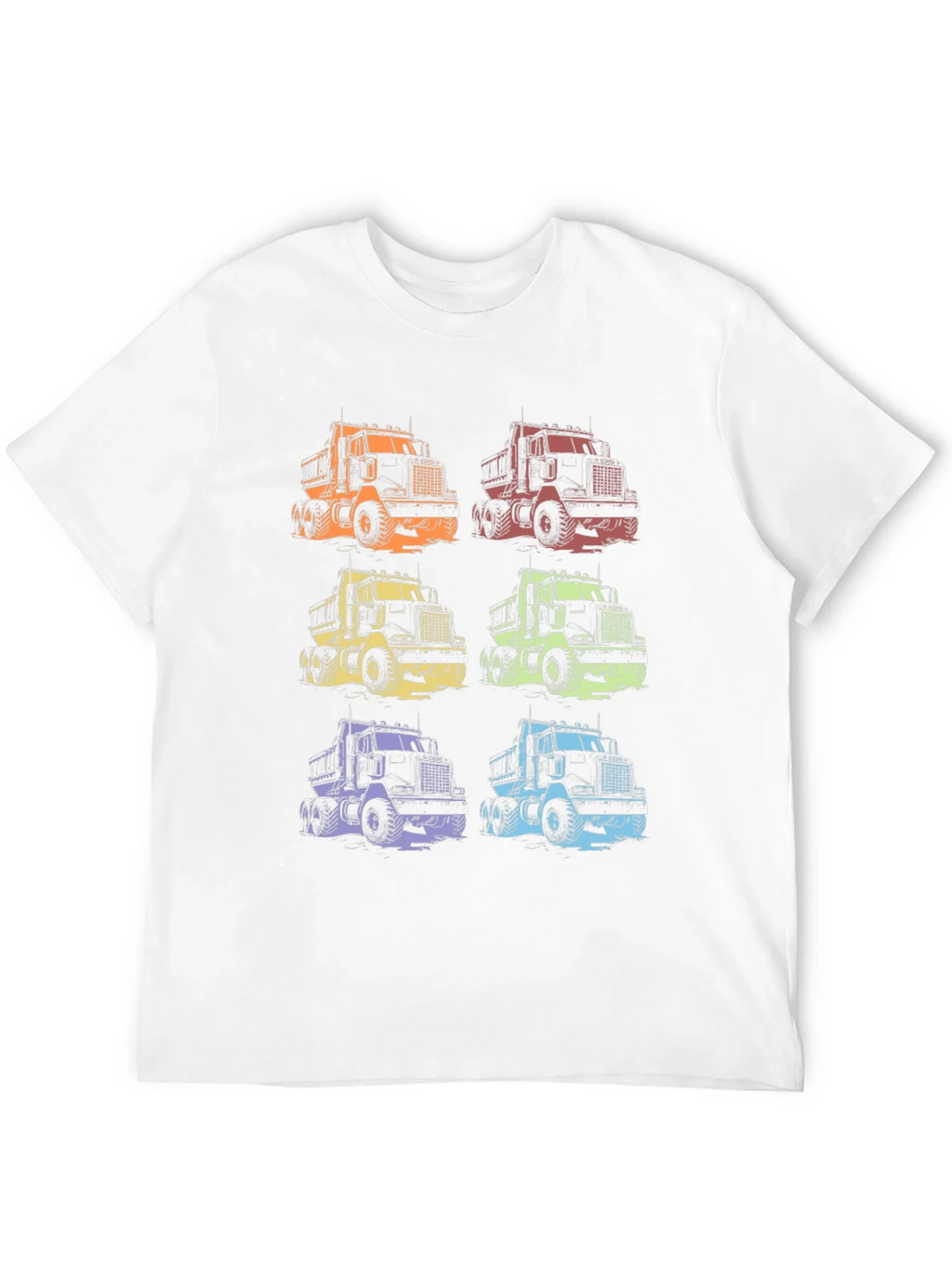 Colorful Truck Graphic T-Shirt