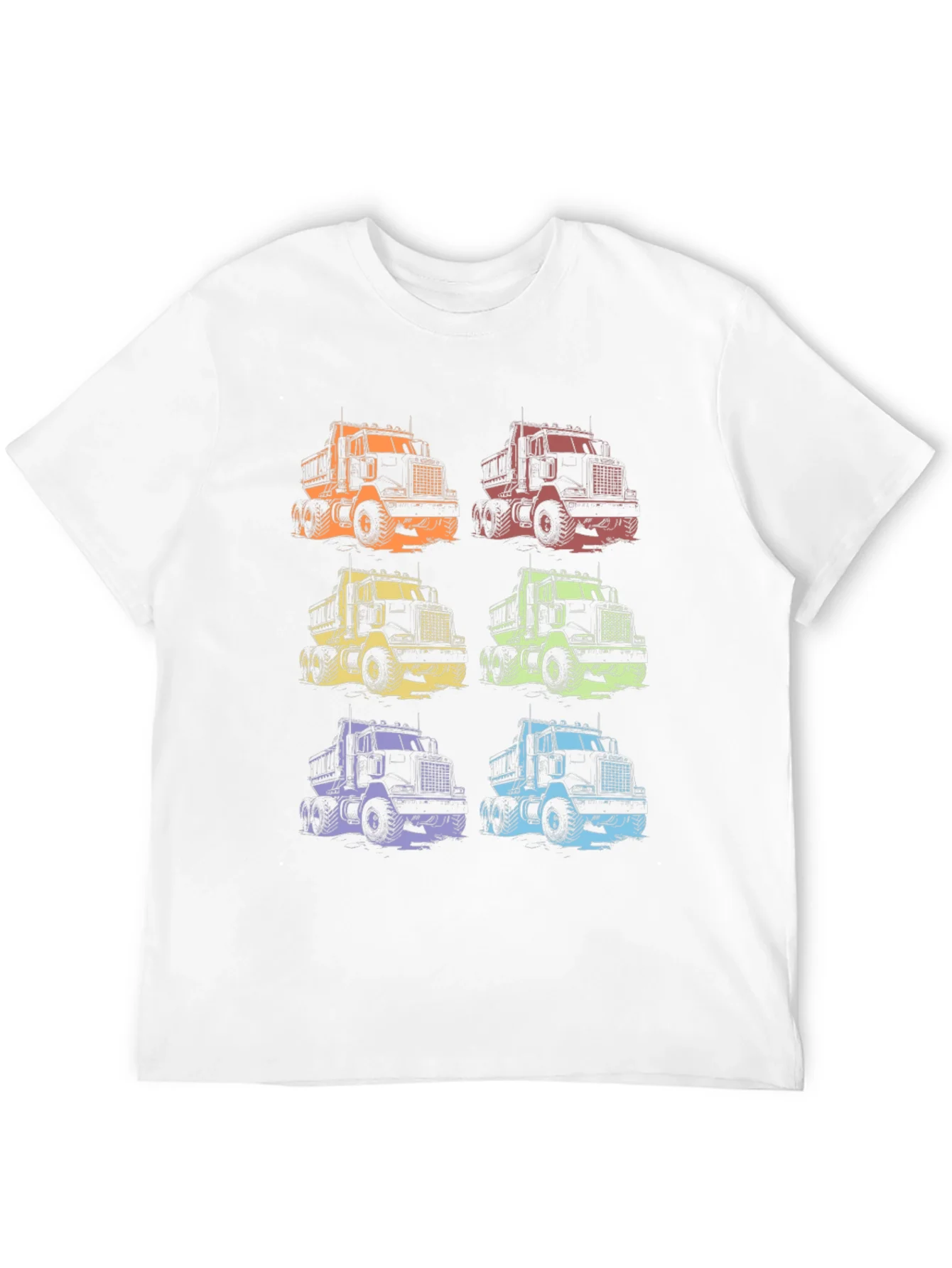 Colorful Truck Graphic T-Shirt
