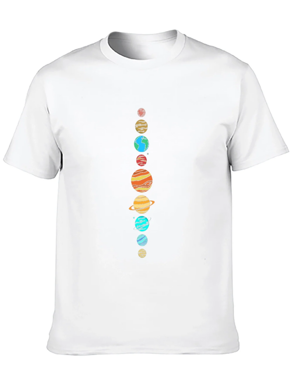 Planets Graphic Tee - Space Lovers Black T-Shirt