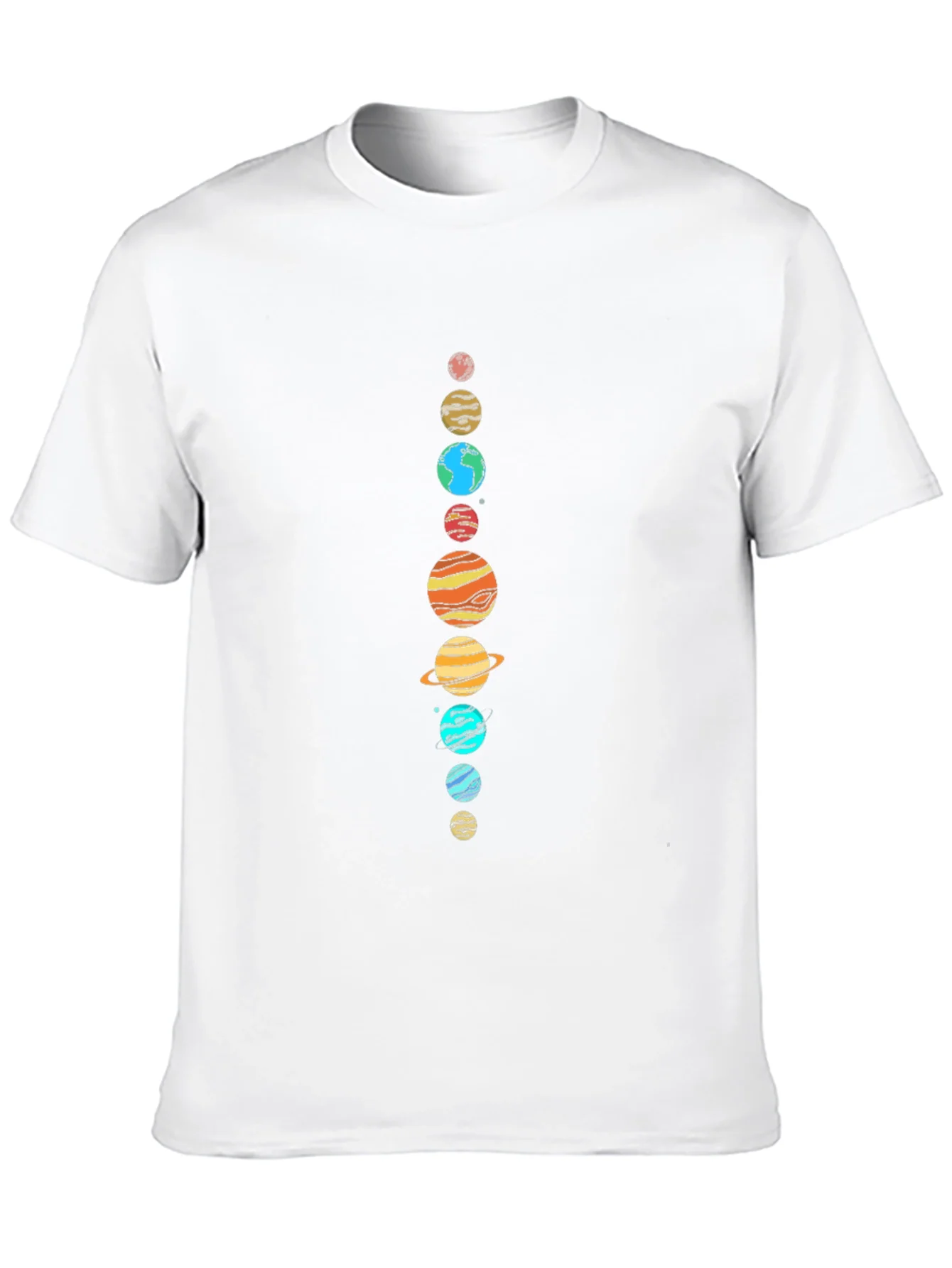 Planets Graphic Tee - Space Lovers Black T-Shirt