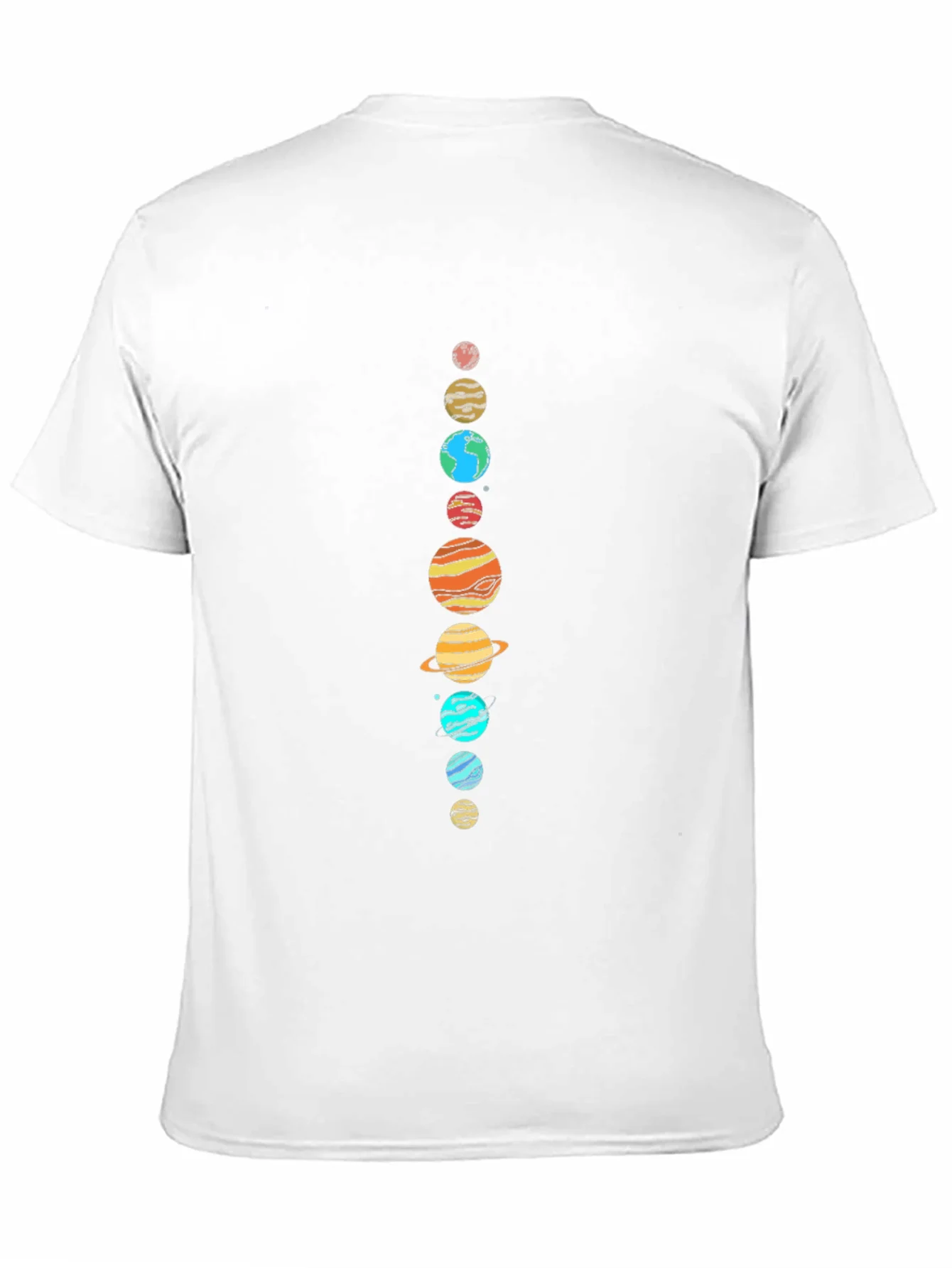 Planets Graphic Tee - Space Lovers Black T-Shirt