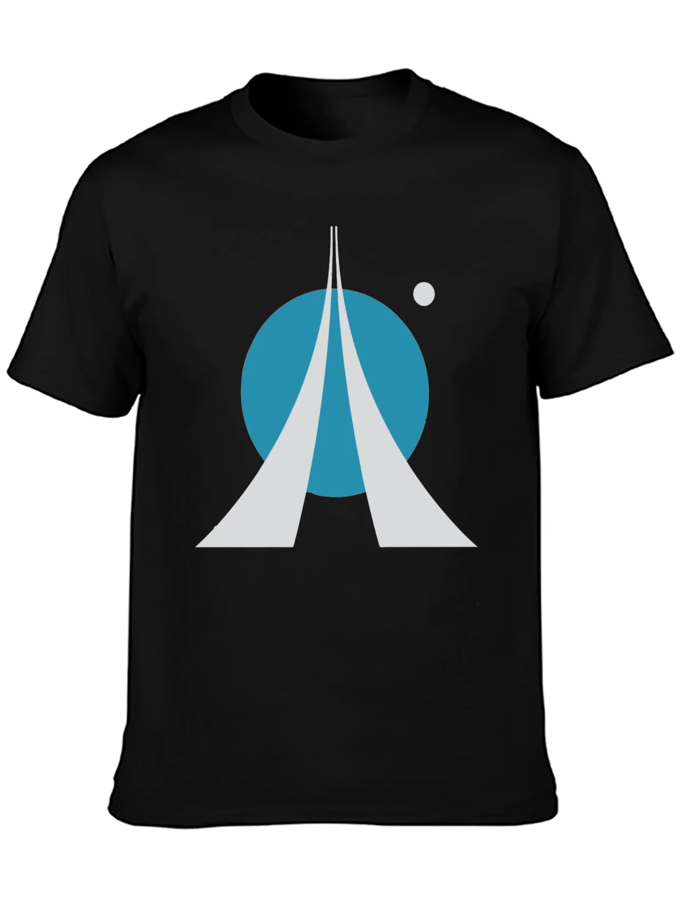 Space Exploration T-Shirt: Retro Rocket Launch Design