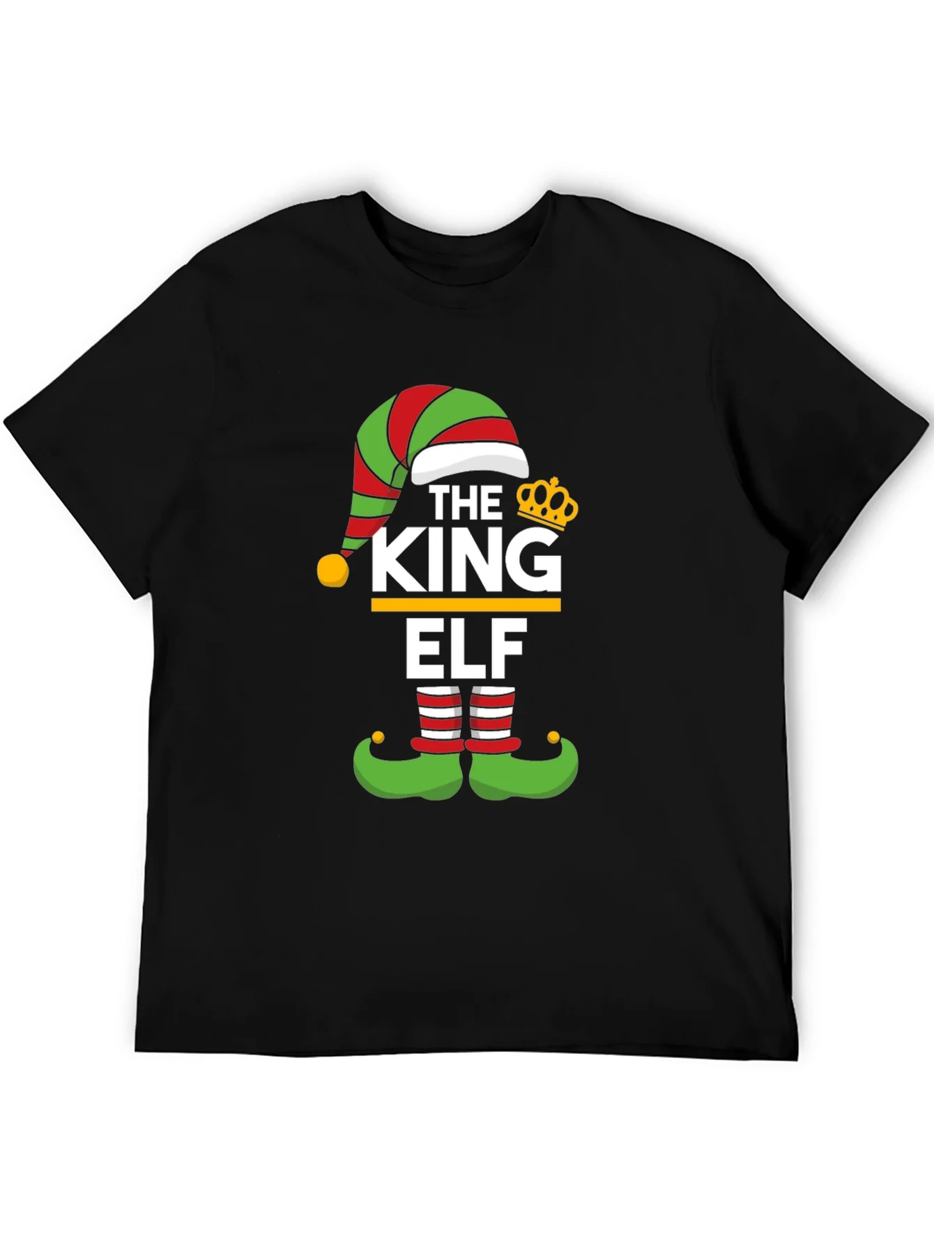 King Elf Christmas T-Shirt - Holiday Apparel
