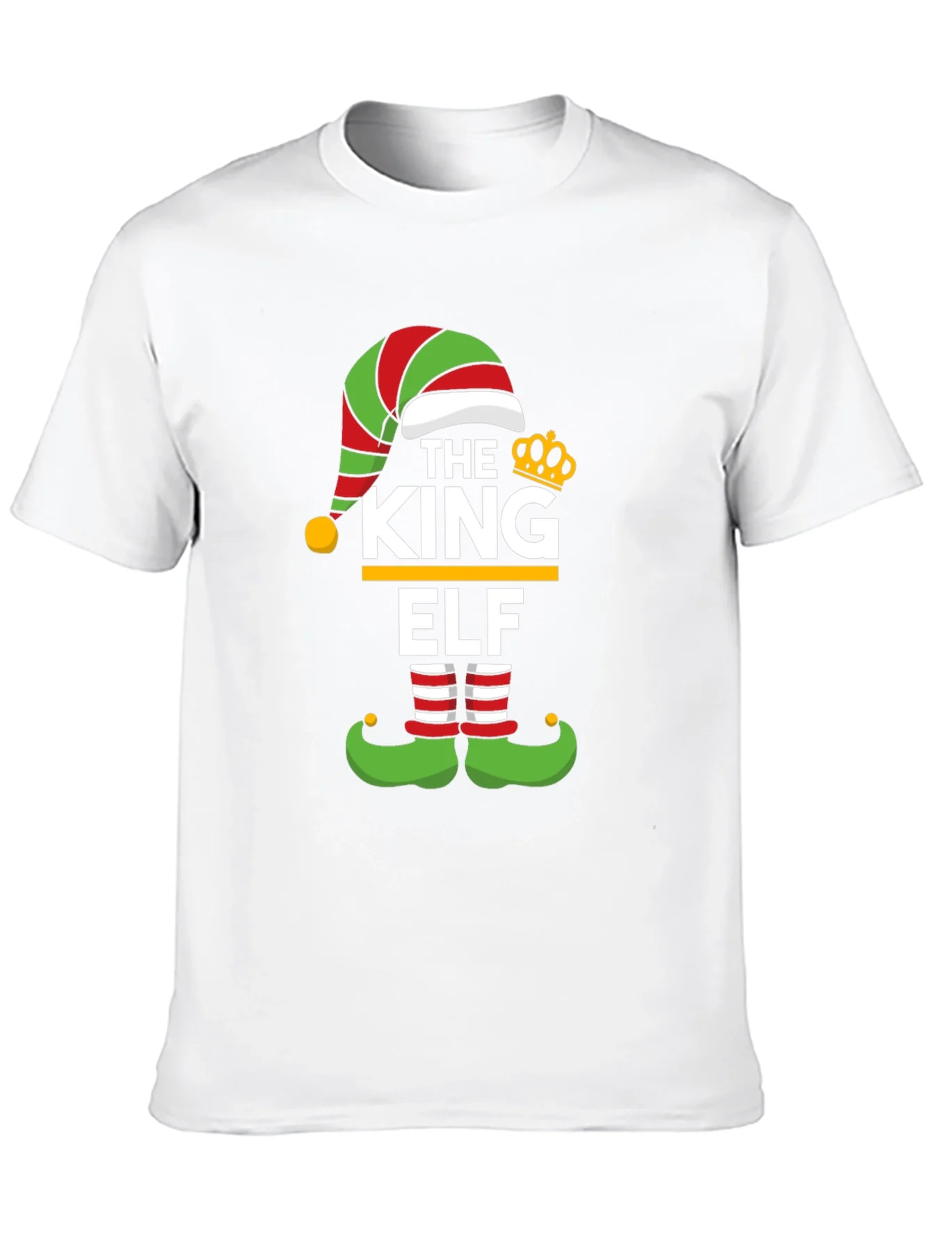 King Elf Christmas T-Shirt - Holiday Apparel