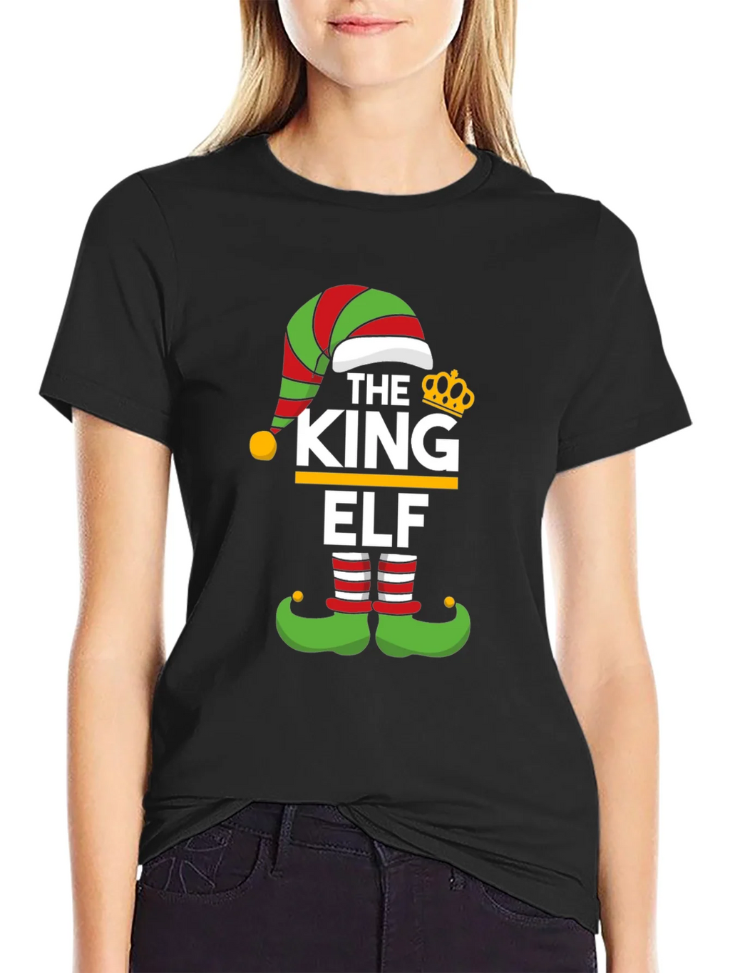 King Elf Christmas T-Shirt - Holiday Apparel