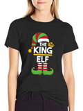 King Elf Christmas T-Shirt - Holiday Apparel