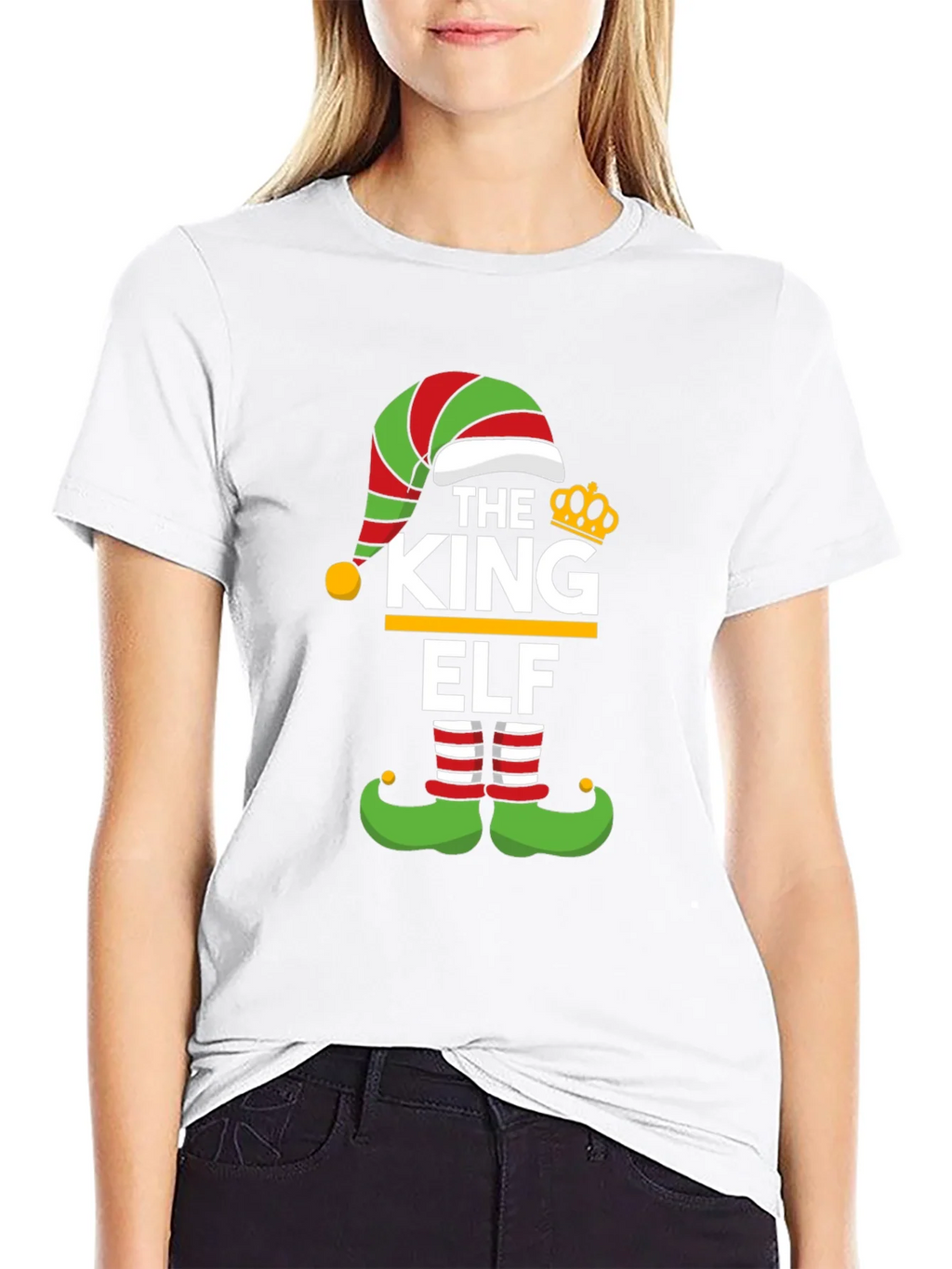 King Elf Christmas T-Shirt - Holiday Apparel