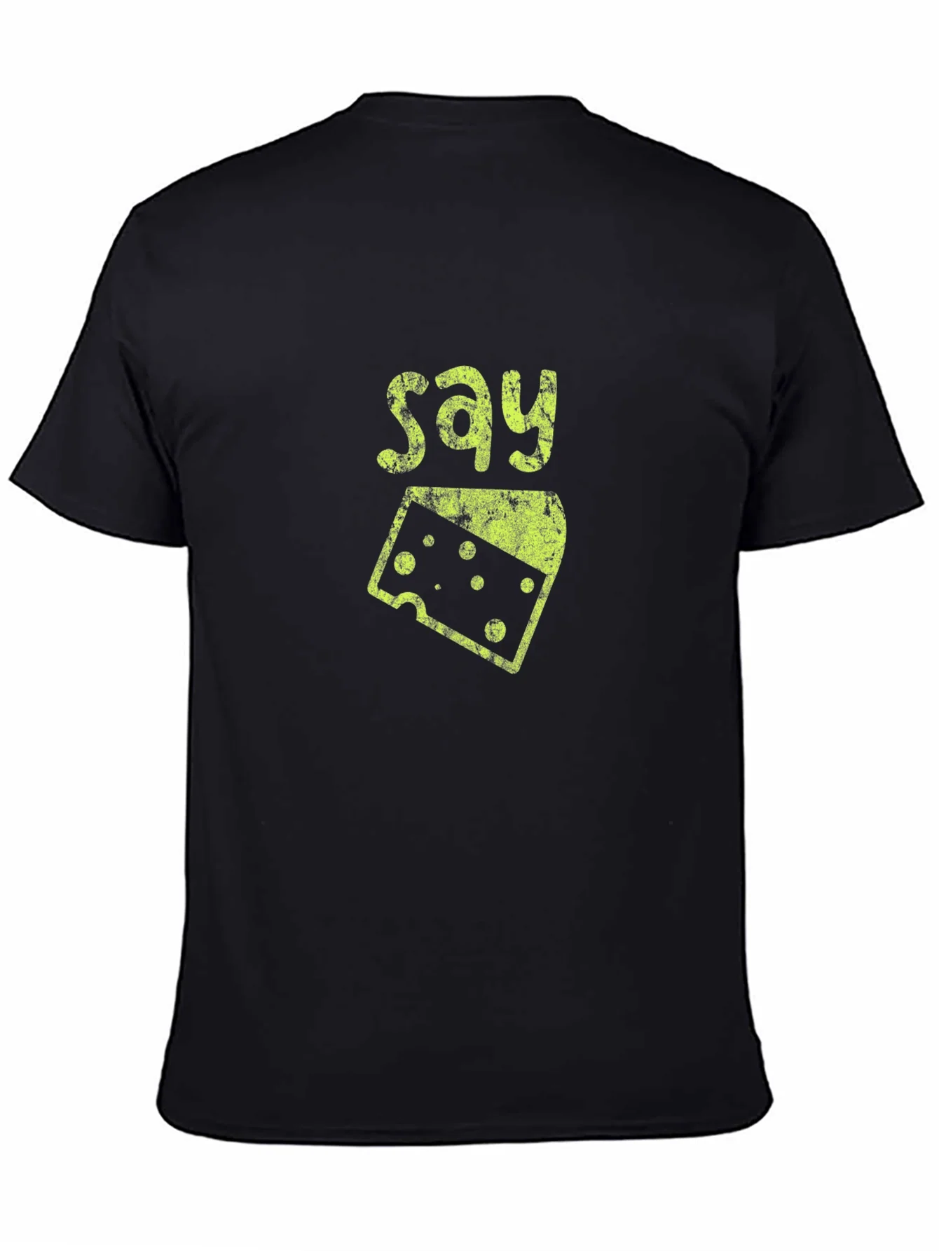 Say Cheese Graphic Tee - Fun Foodie Shirt