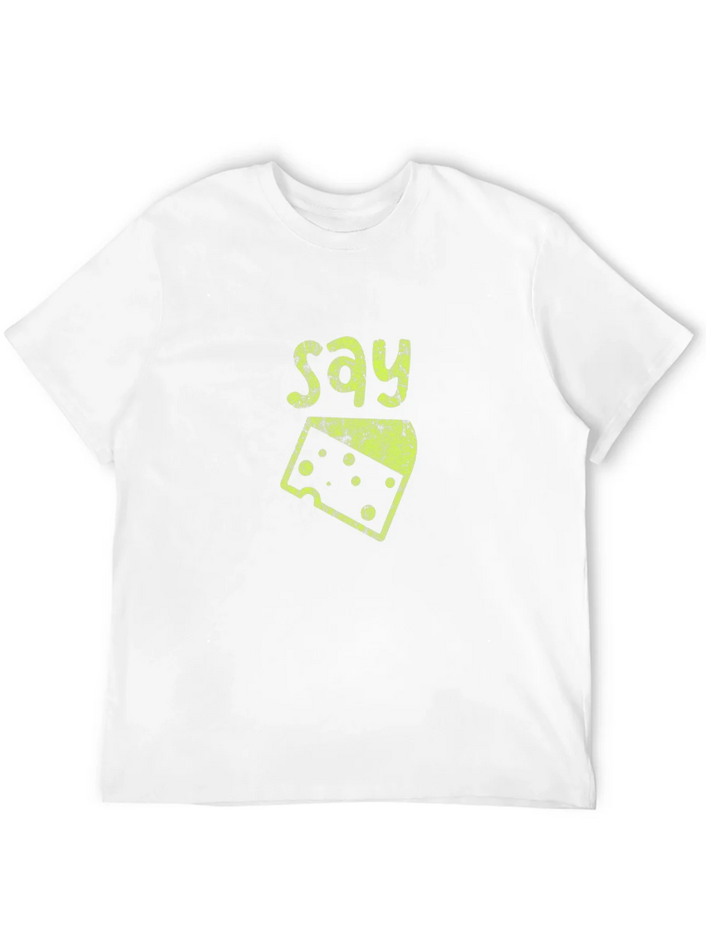 Say Cheese Graphic Tee - Fun Foodie Shirt