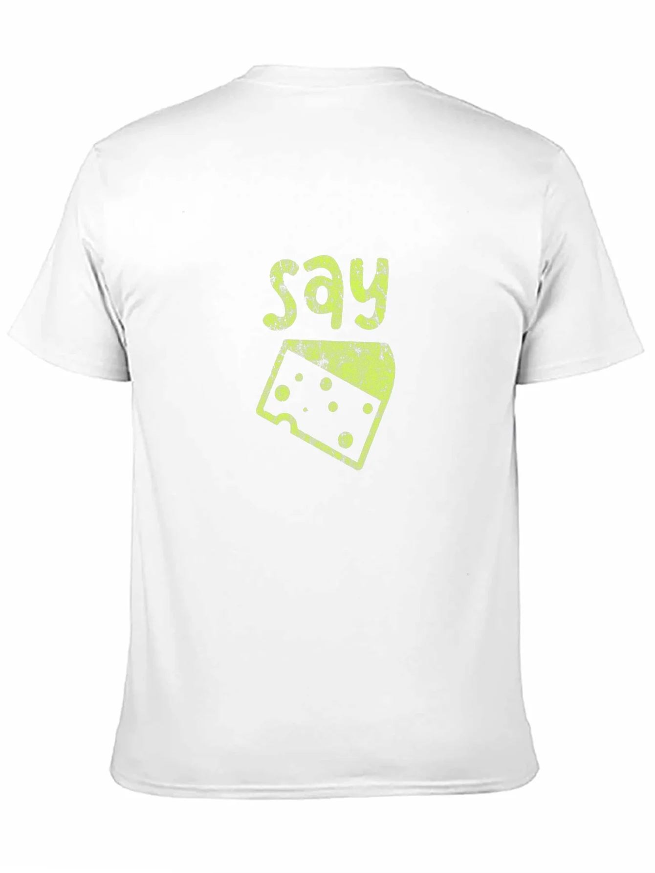Say Cheese Graphic Tee - Fun Foodie Shirt