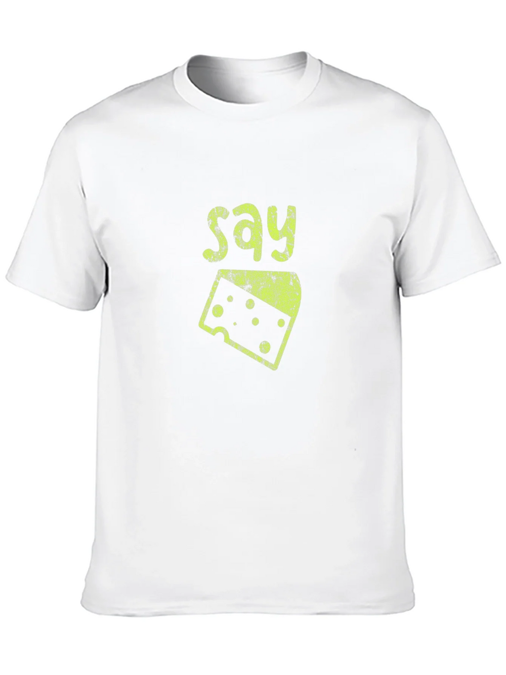 Say Cheese Graphic Tee - Fun Foodie Shirt