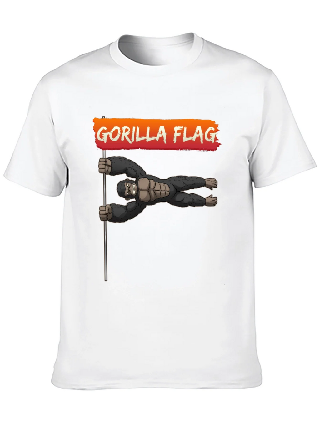 Gorilla Flag T-Shirt - Black Graphic Tee