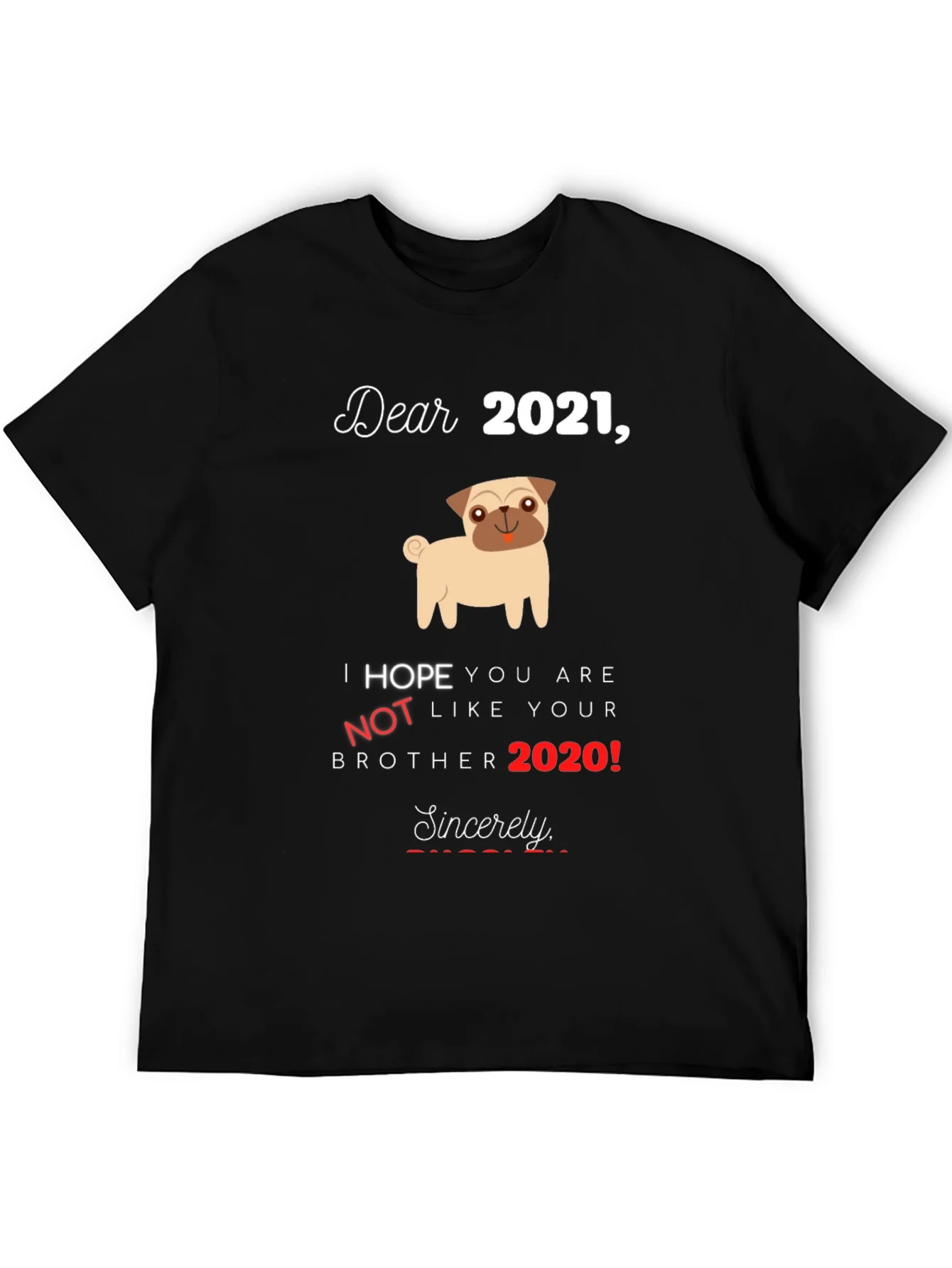 Funny 2021 Hopeful Graphic T-Shirt